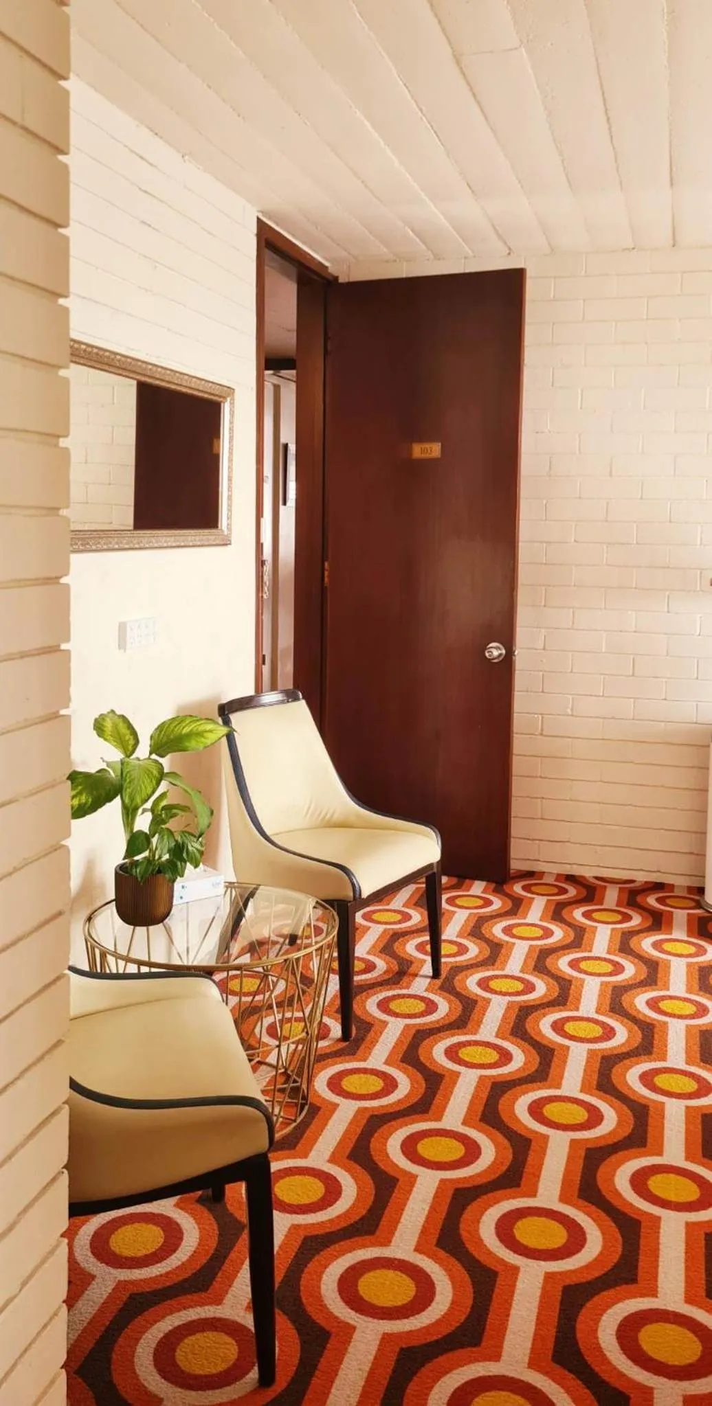 Seating area in Indian Ocean Hotel