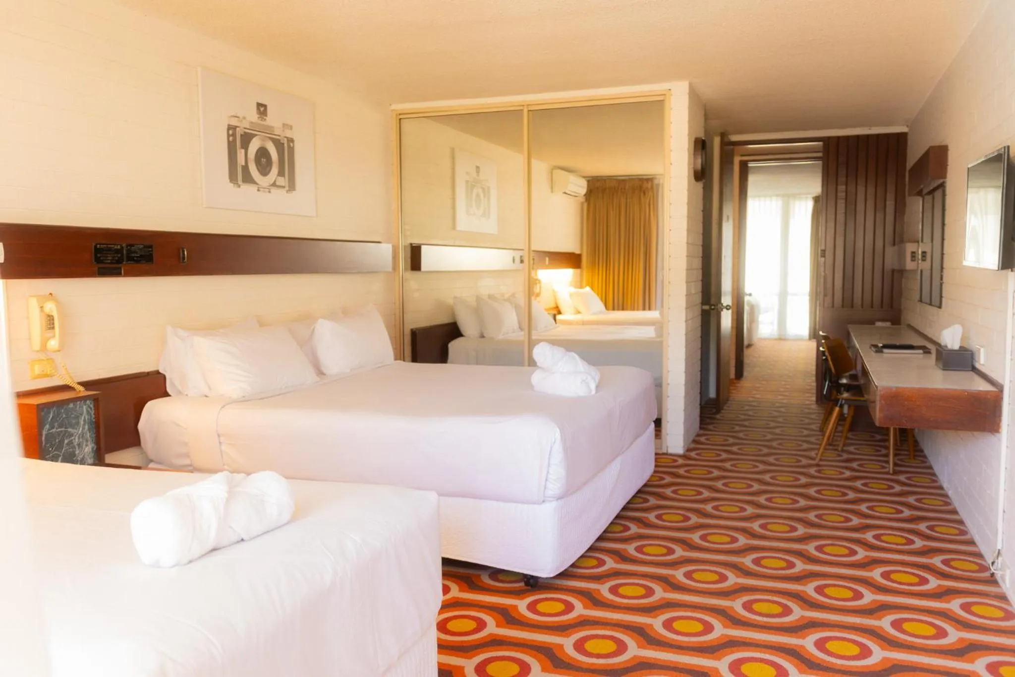 Bed in Indian Ocean Hotel