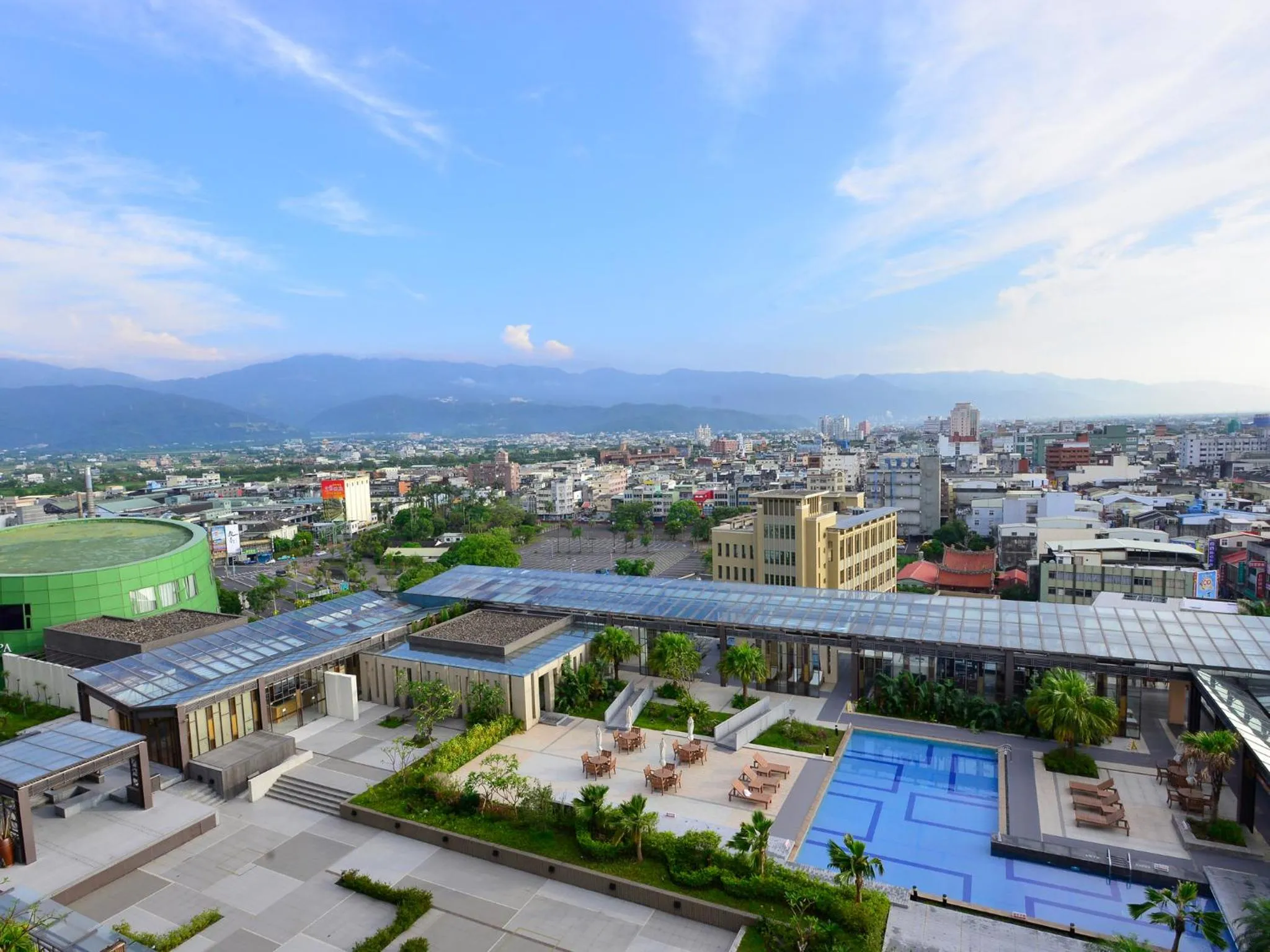 Bird's eye view in Silks Place Yilan