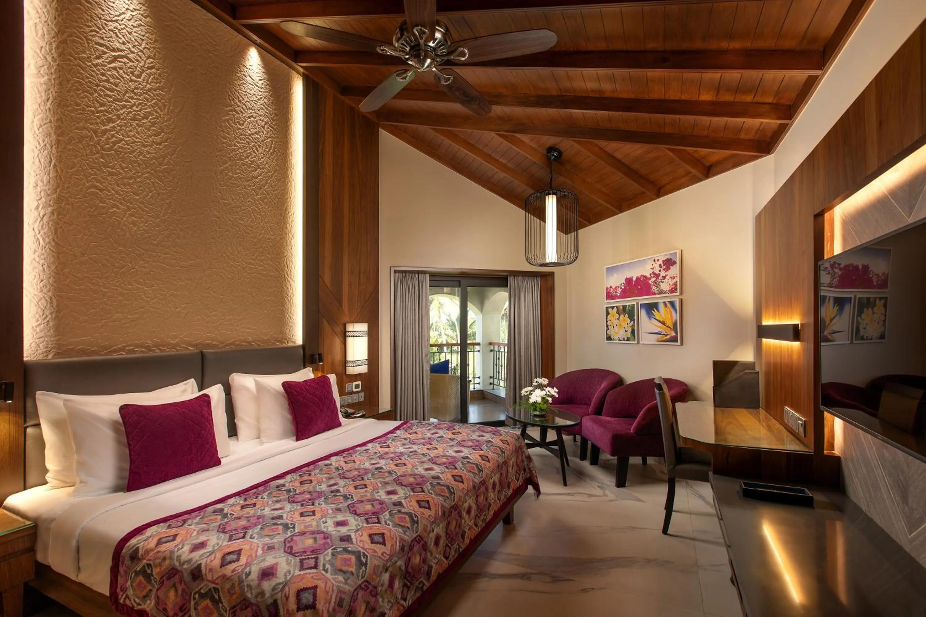 Bed in Kenilworth Resort & Spa, Goa