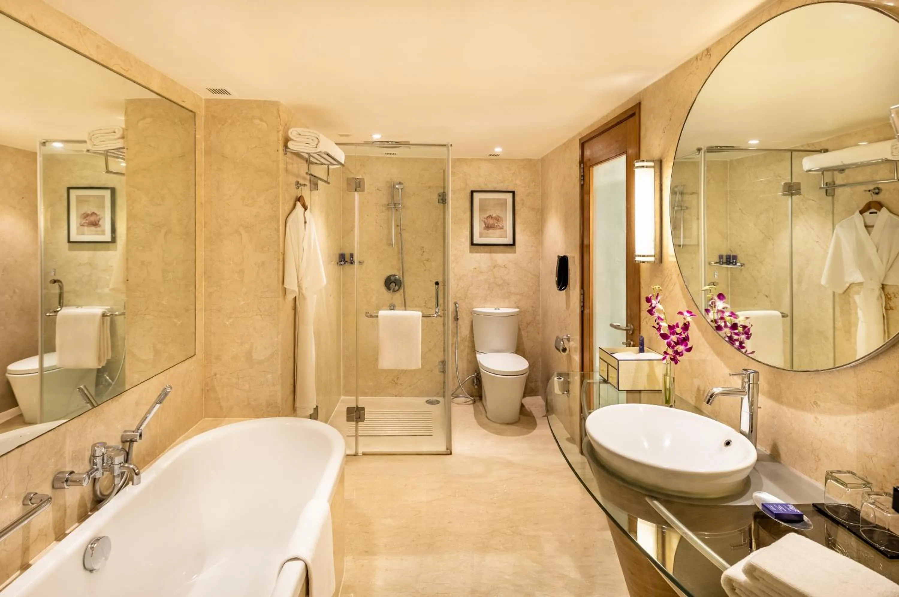 Bathroom in Vivanta Goa, Panaji