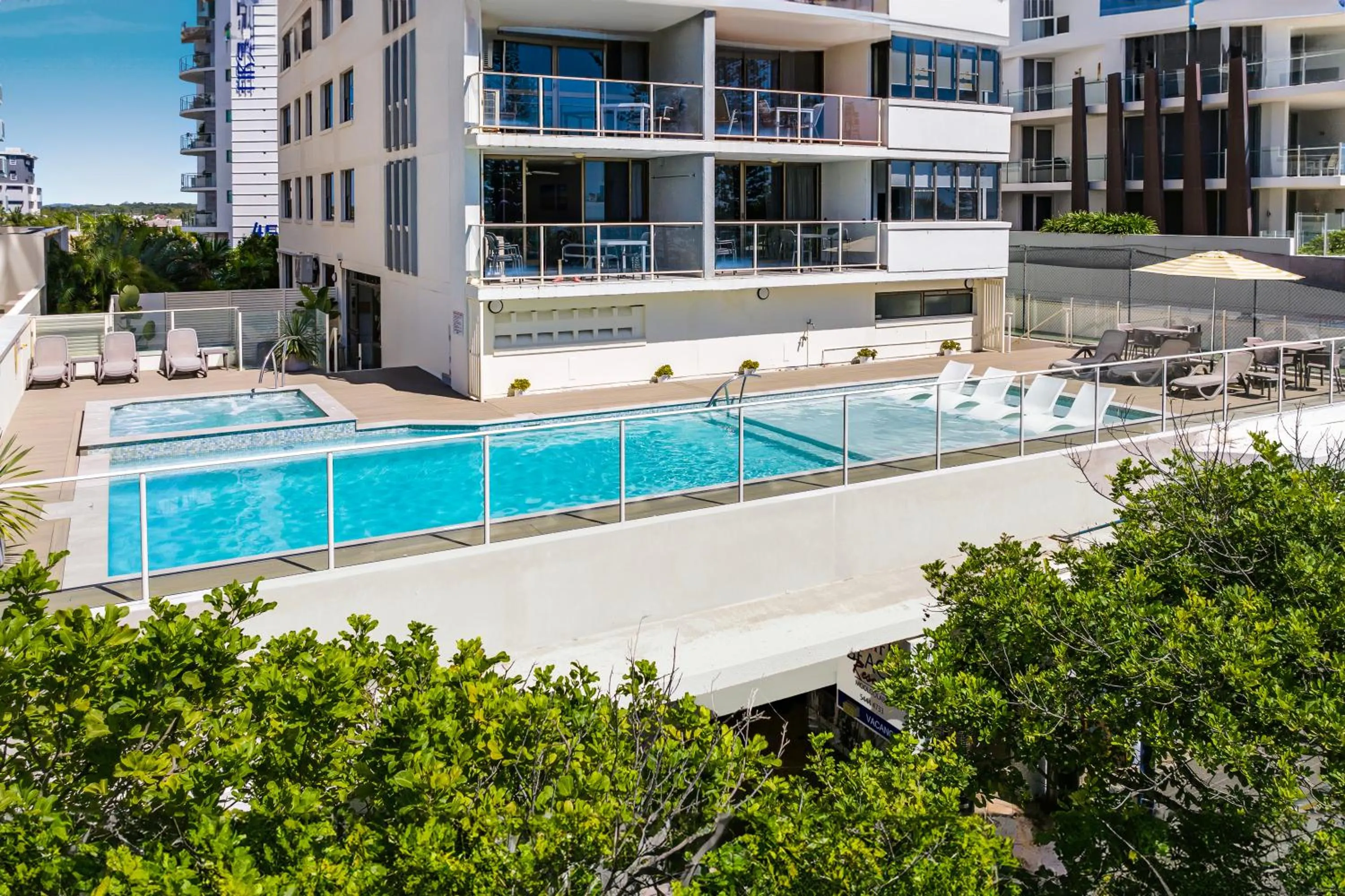 Swimming pool in Pacific Beach Resort