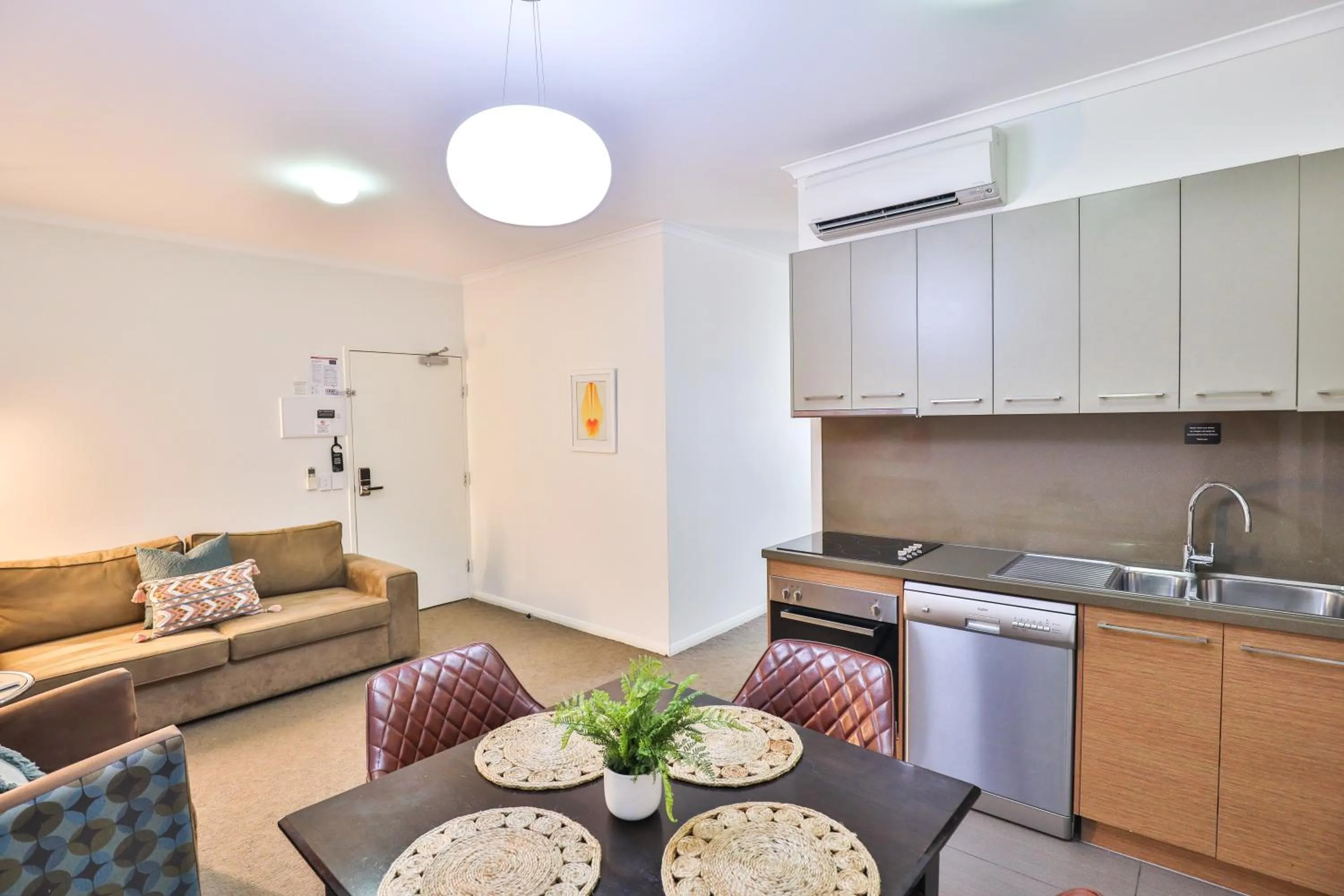 Living room in Indulge Apartments - Ontario