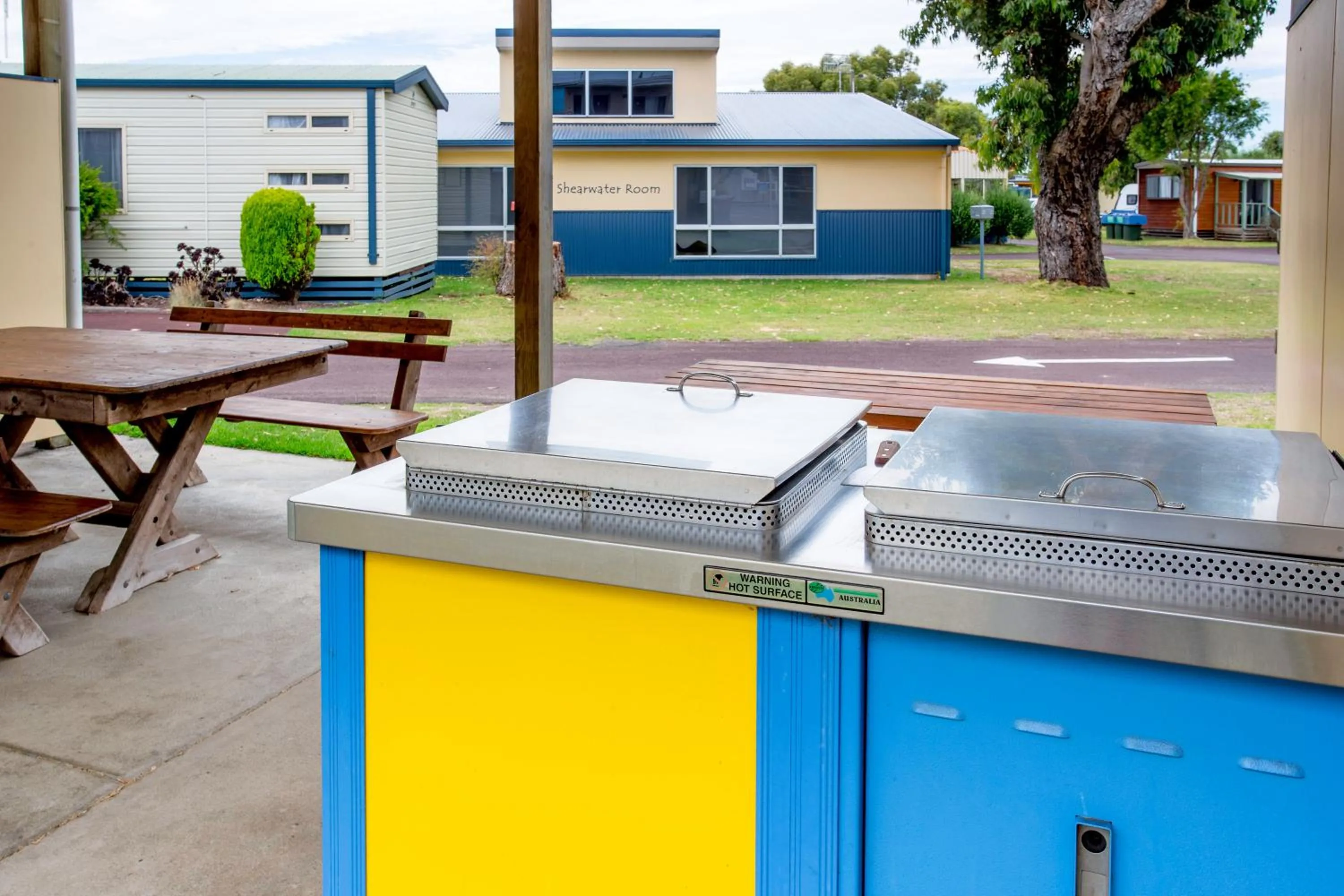 BBQ facilities in BIG4 Port Fairy Holiday Park