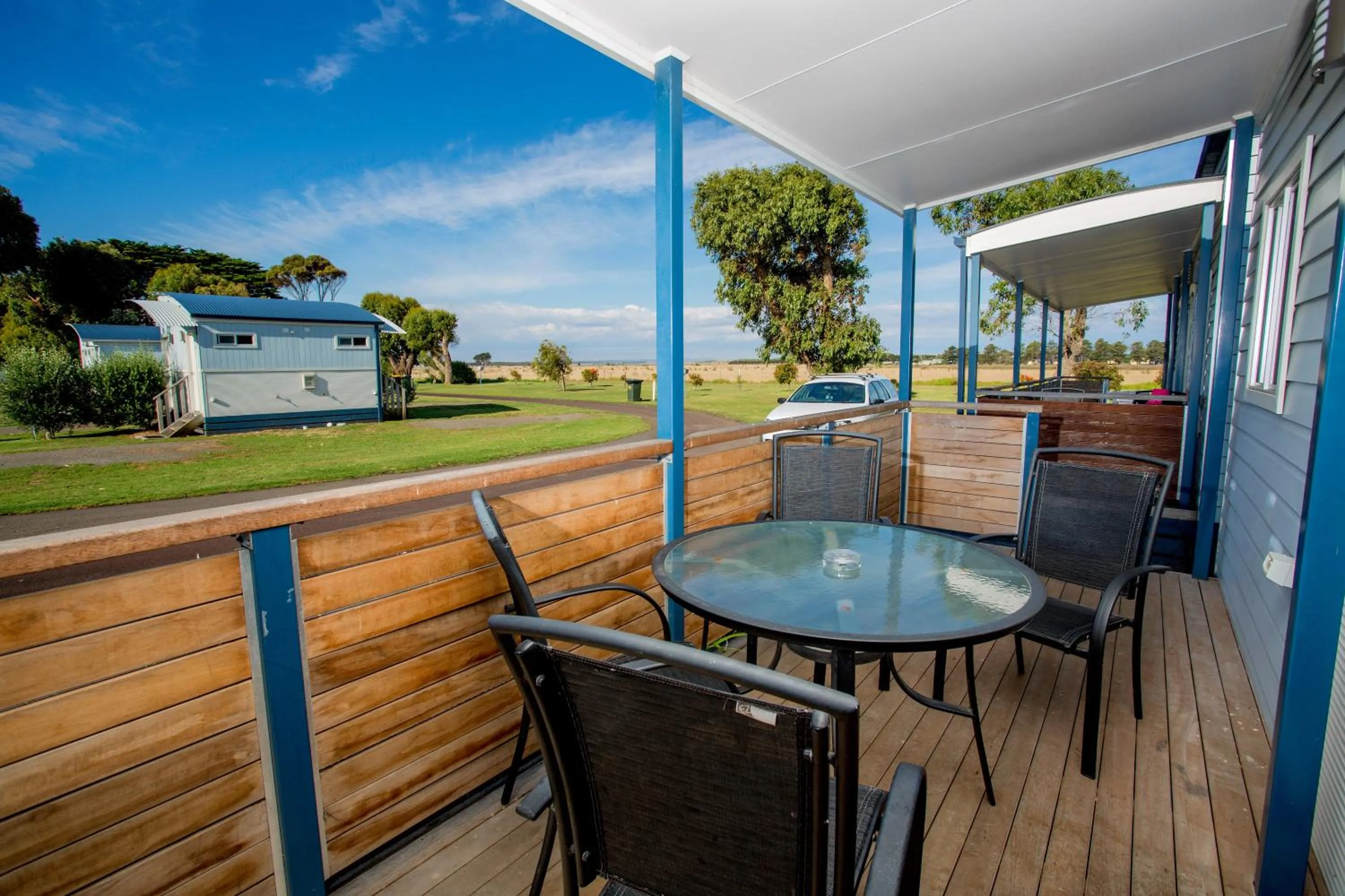 Patio in BIG4 Port Fairy Holiday Park