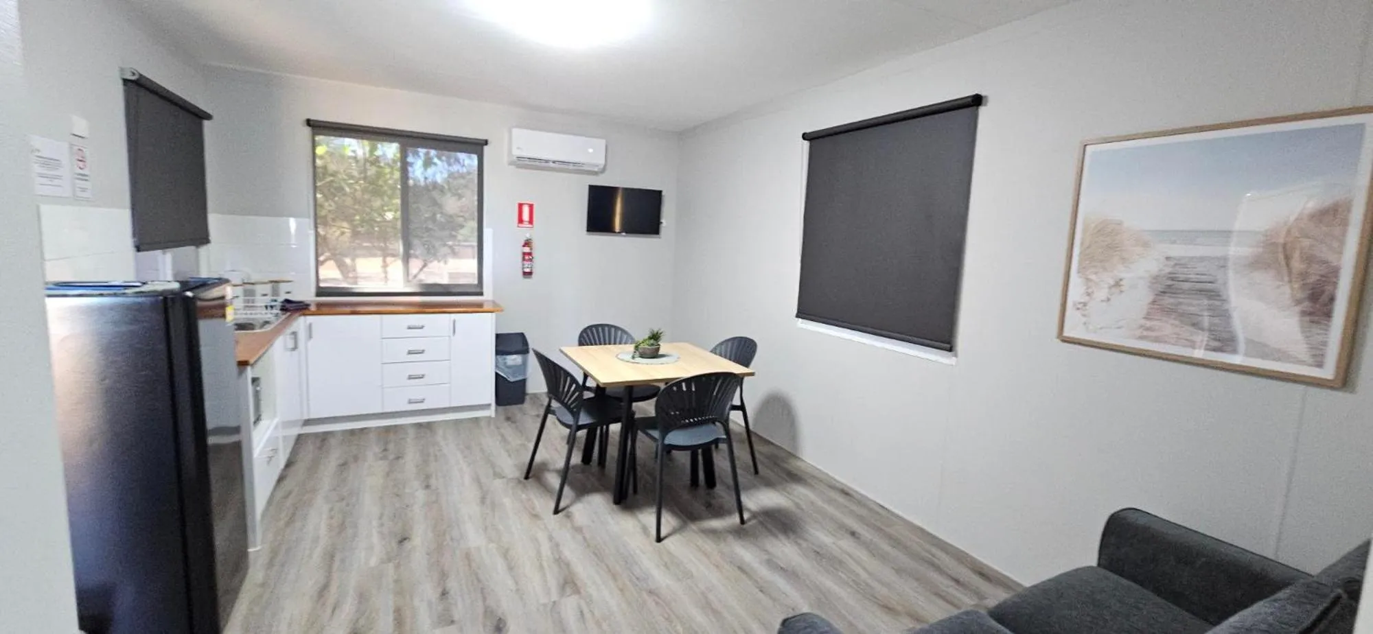 Dining area in Drummond Cove Holiday Park