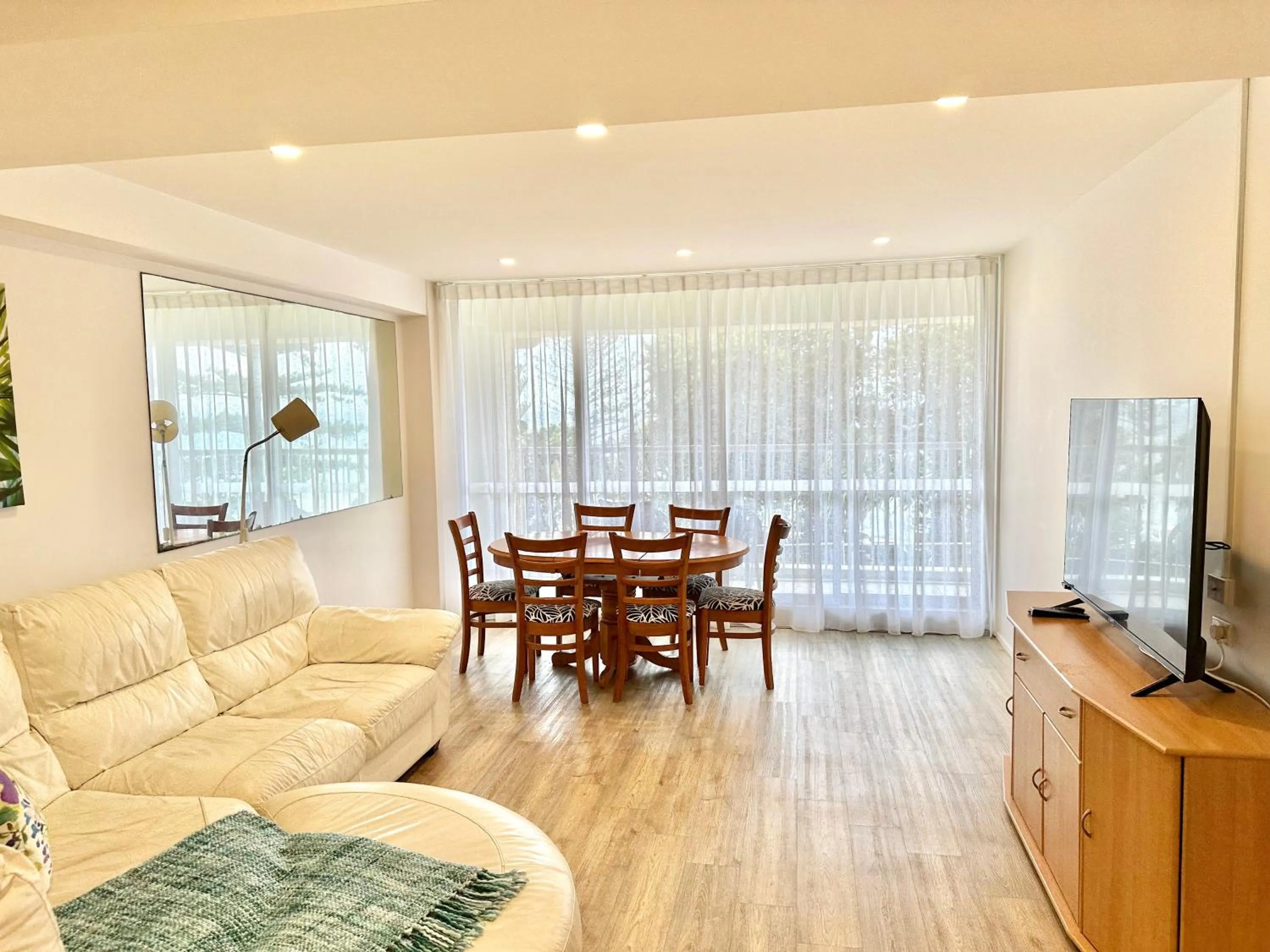 Living room in Hillhaven Holiday Apartments