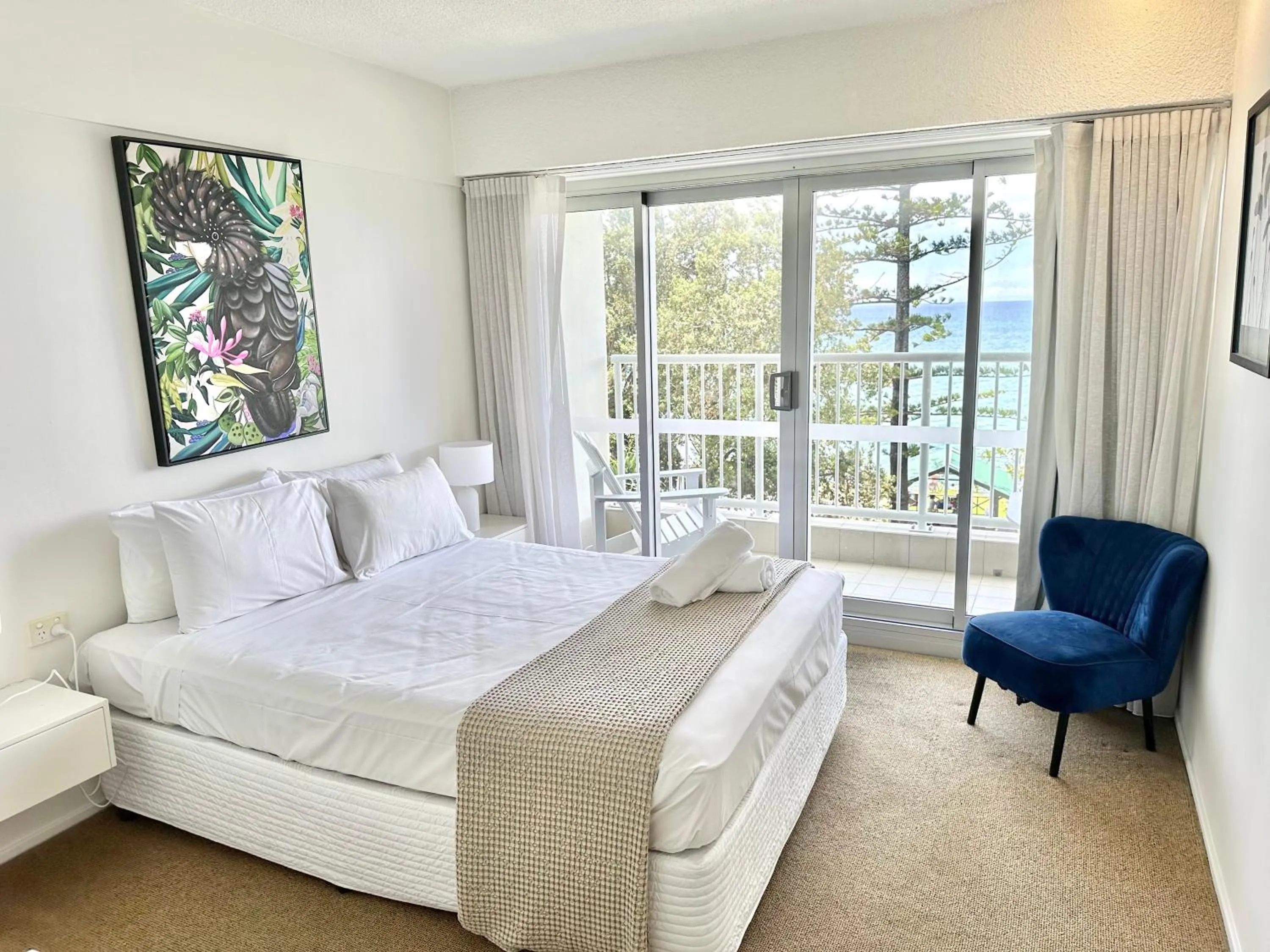 Bedroom, Bed in Hillhaven Holiday Apartments