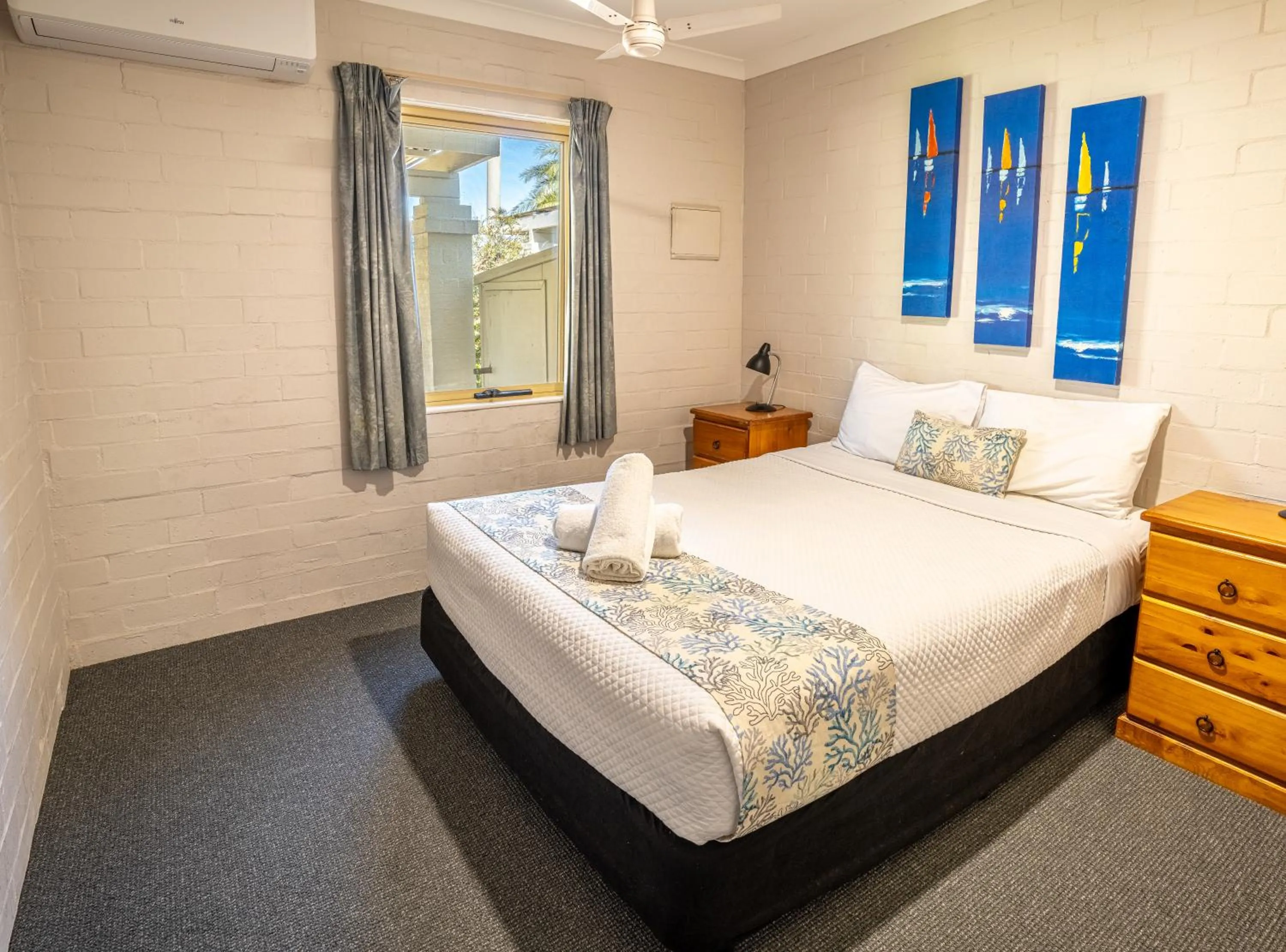 Bedroom, Bed in Kalbarri Murchison View Apartments