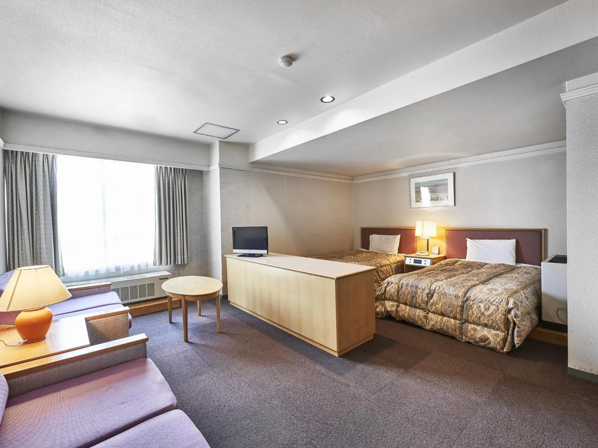 Bed in Hakuba Alps Hotel