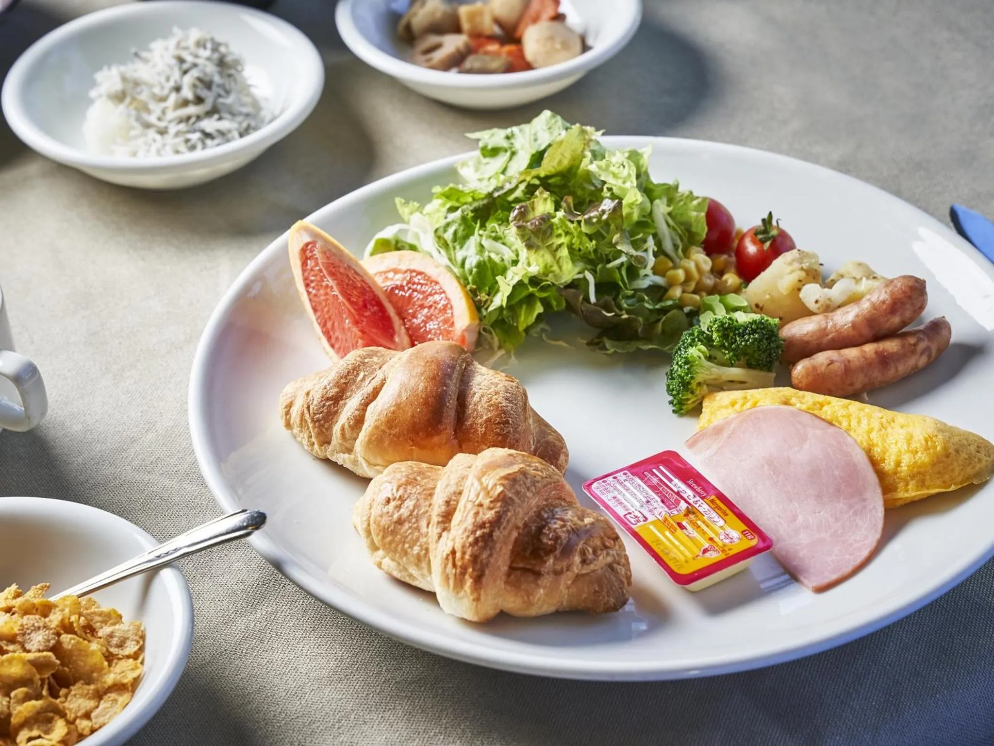 Buffet breakfast in Hakuba Alps Hotel
