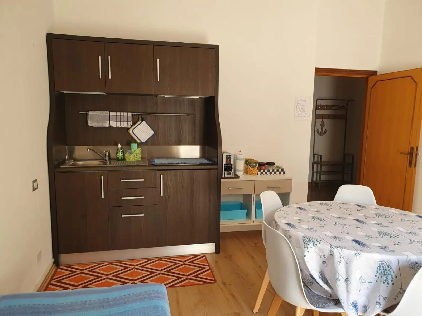 Kitchen or kitchenette in Hotel Cormorano