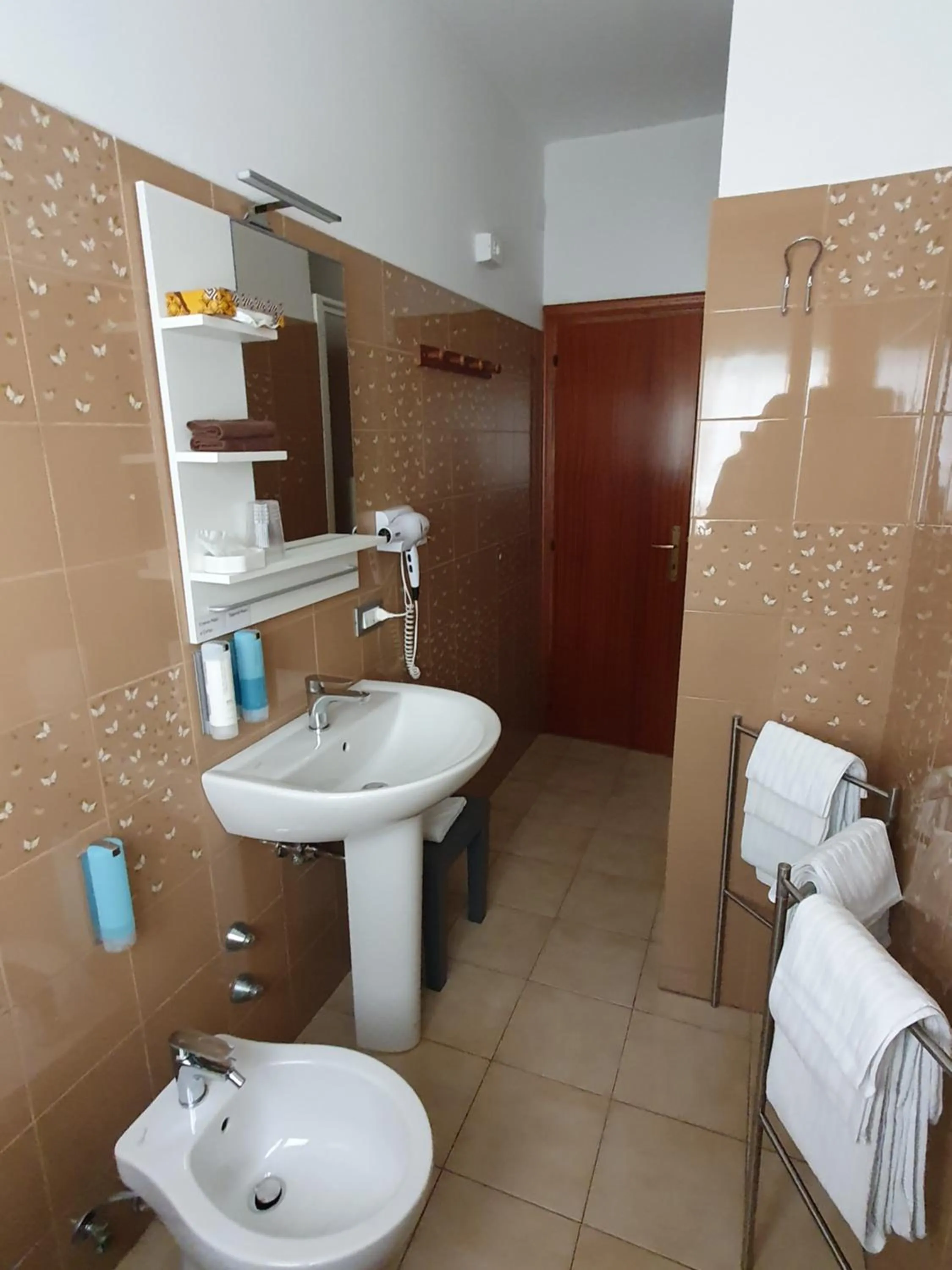 Shower in Hotel Cormorano