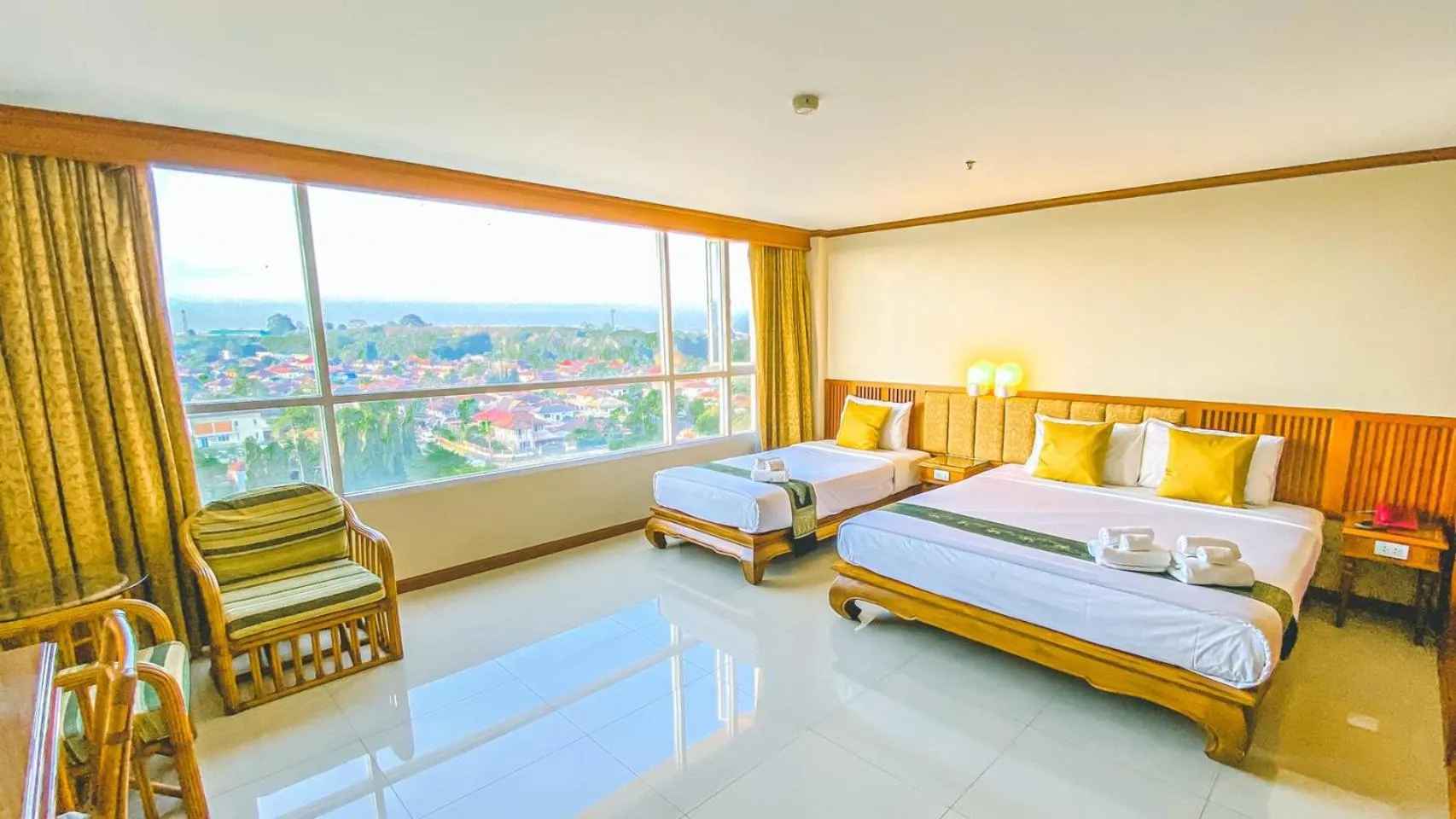 City view, Bed in K Park Grand Hotel