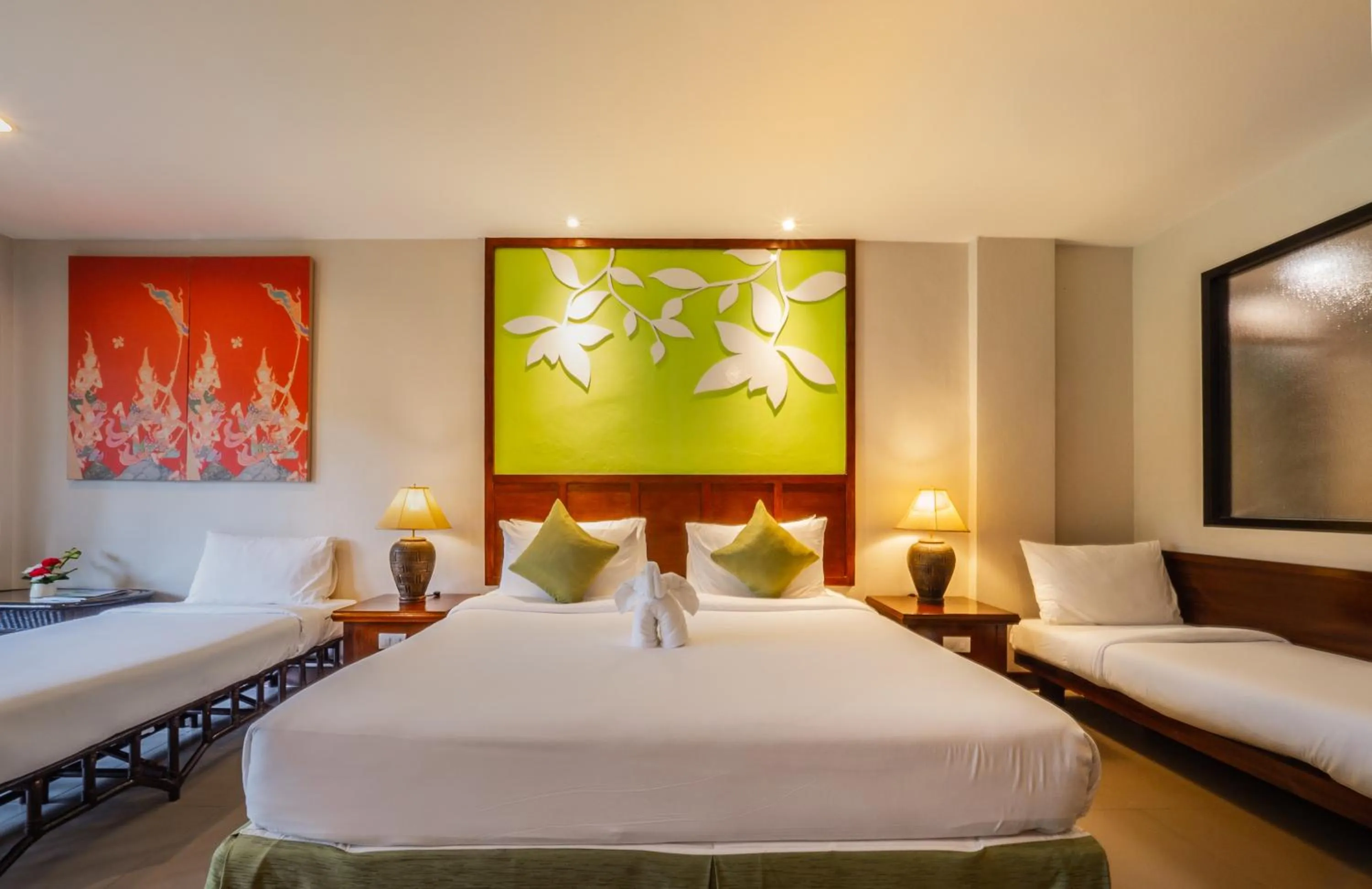 Bedroom, Bed in The Leaf Oceanside by Katathani - SHA Extra Plus