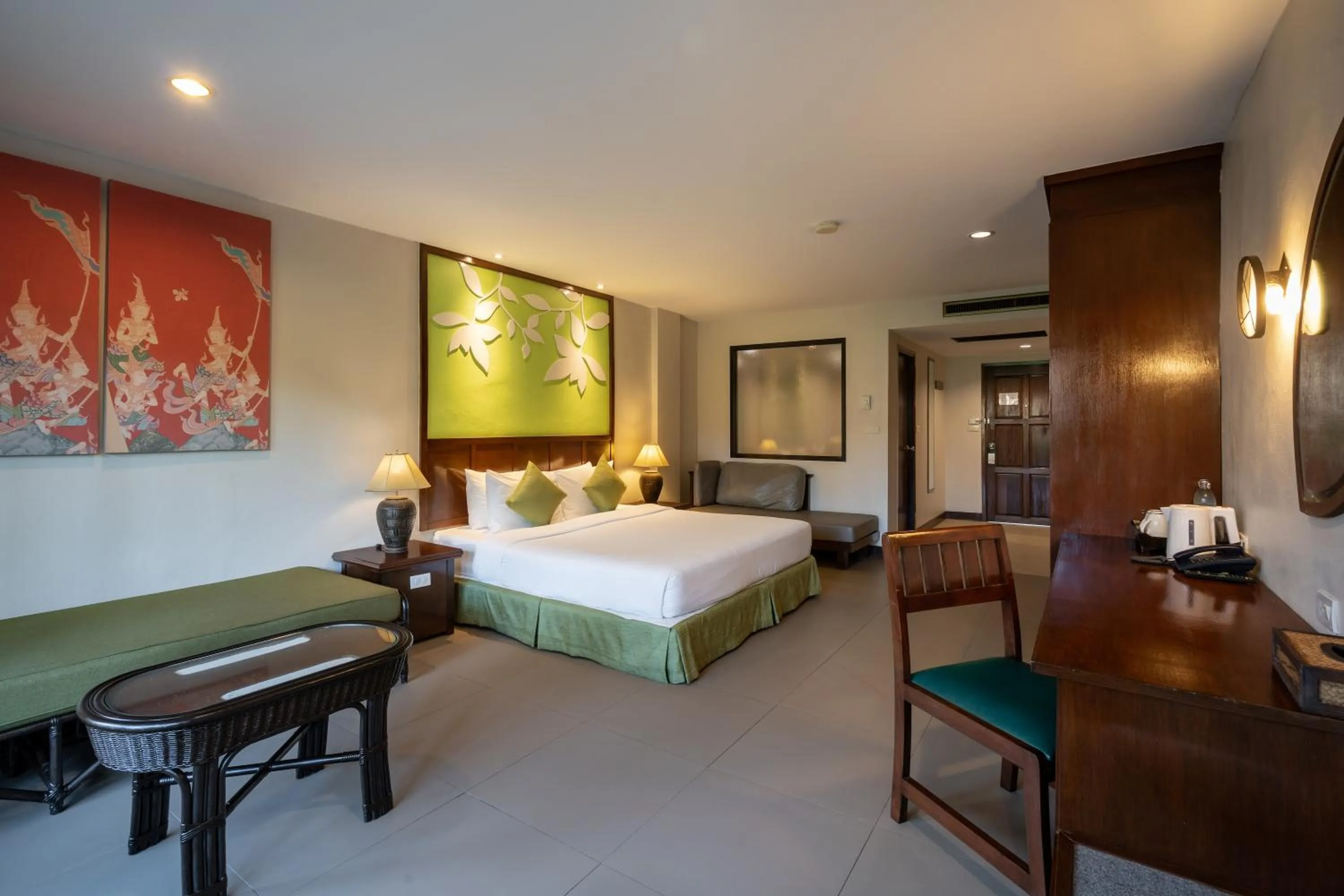 Bed in The Leaf Oceanside by Katathani - SHA Extra Plus