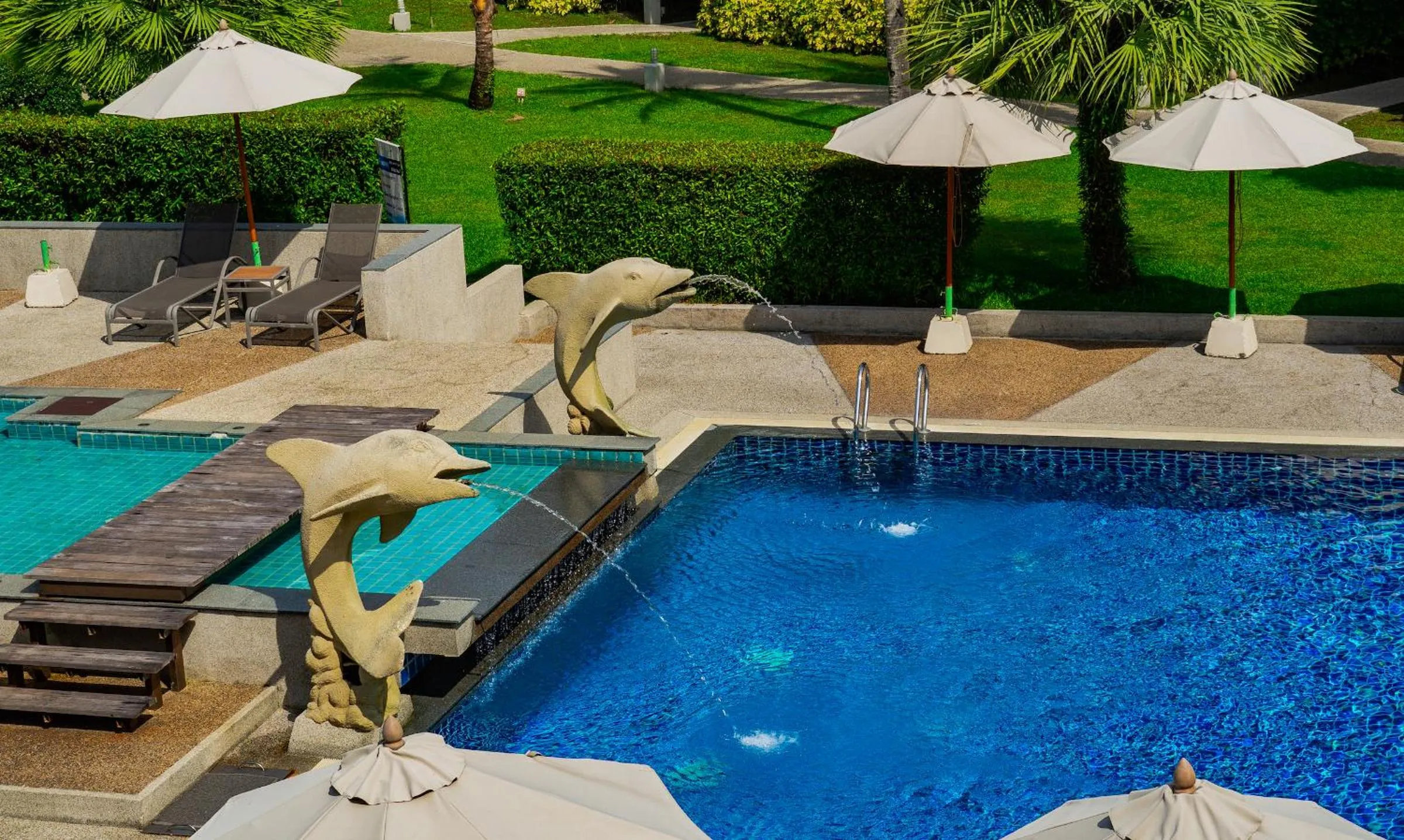 Swimming pool in The Leaf Oceanside by Katathani - SHA Extra Plus