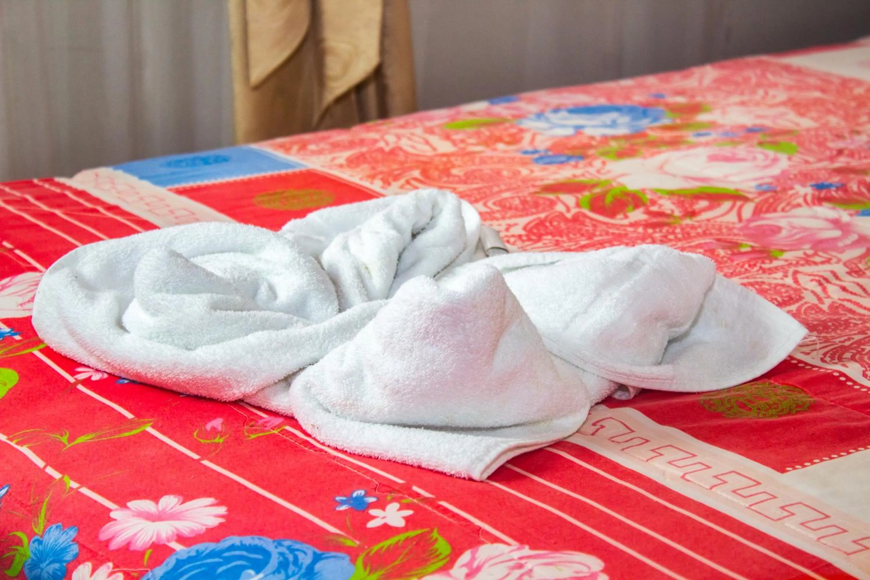 Bed in Hotel Huella Lenca