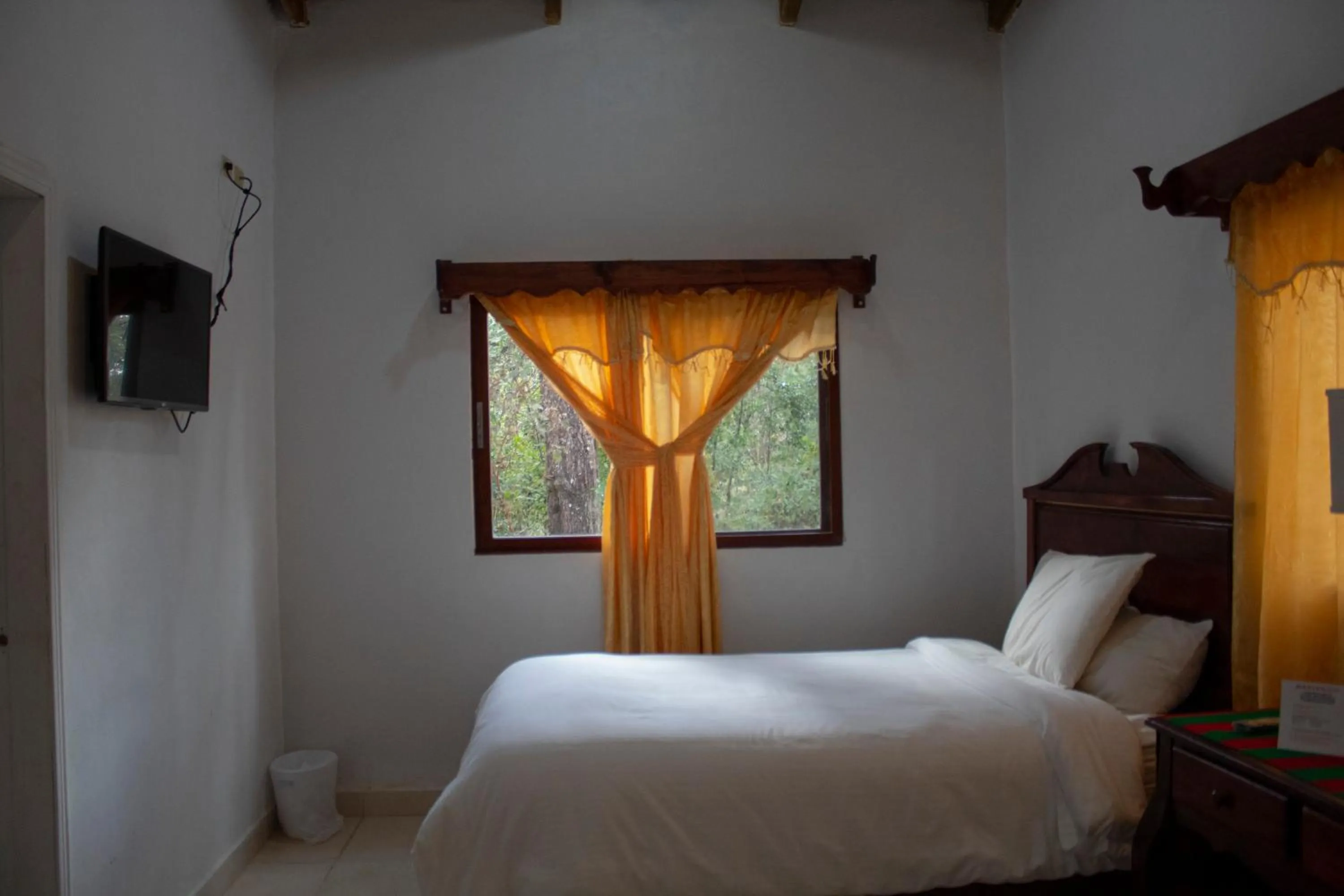 Bed in Hotel Huella Lenca