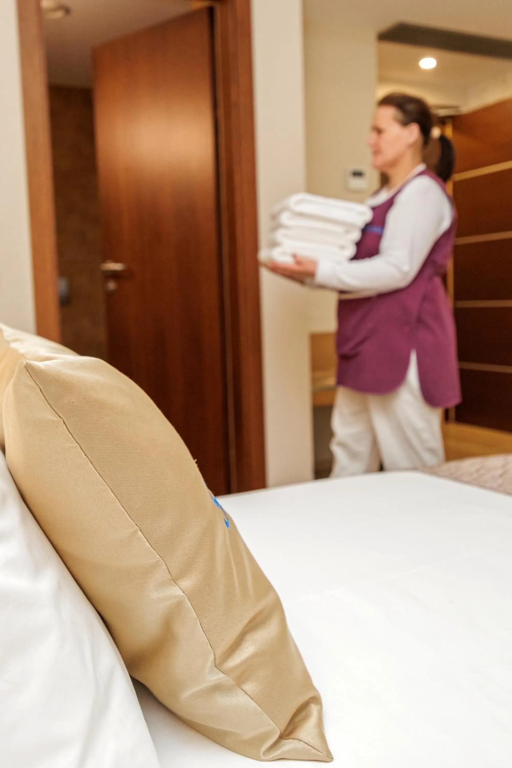 Staff, Bed in Sky Hotel Tirana