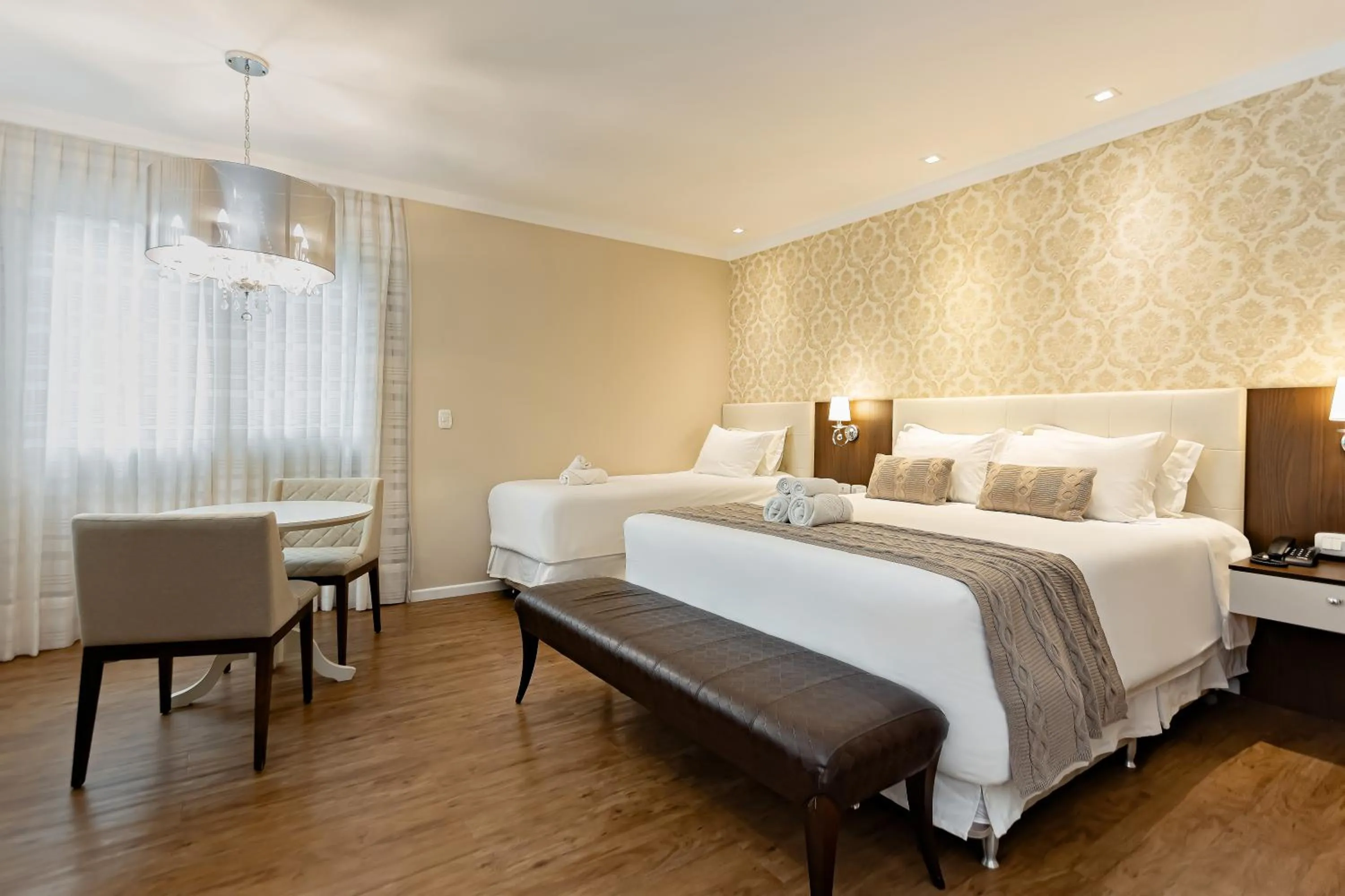 Bed in Hotel Jardins da Colina