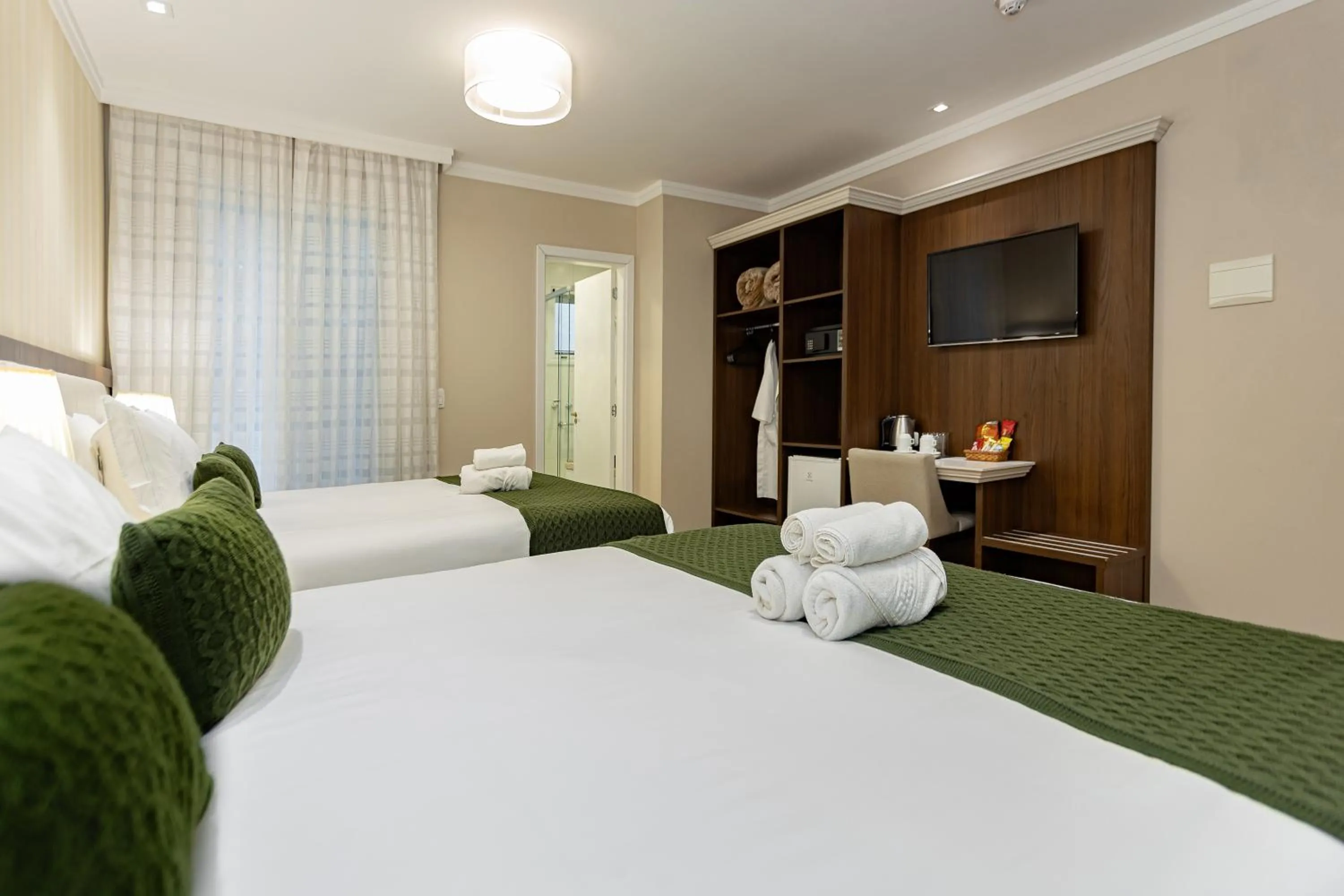 Bed in Hotel Jardins da Colina