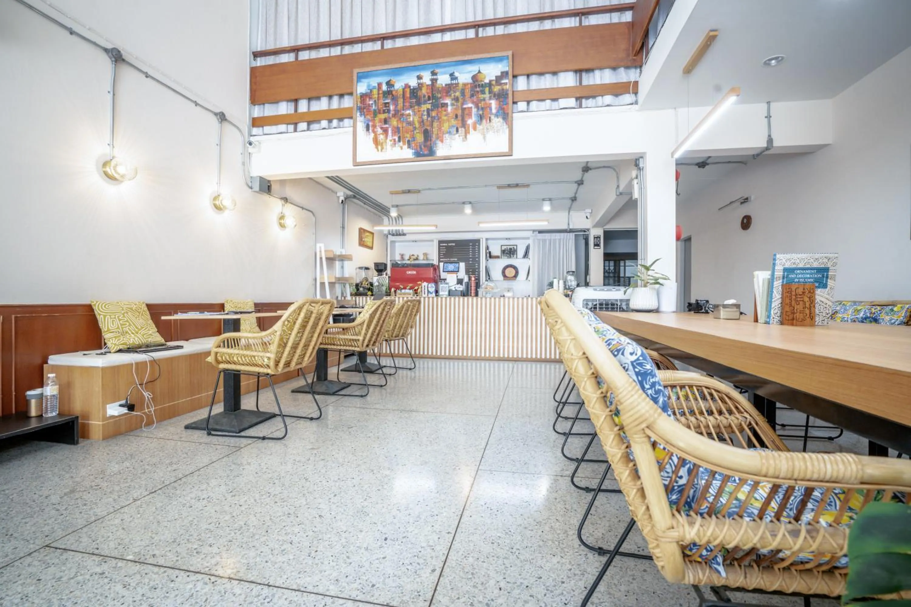 Seating area in Marhaba House