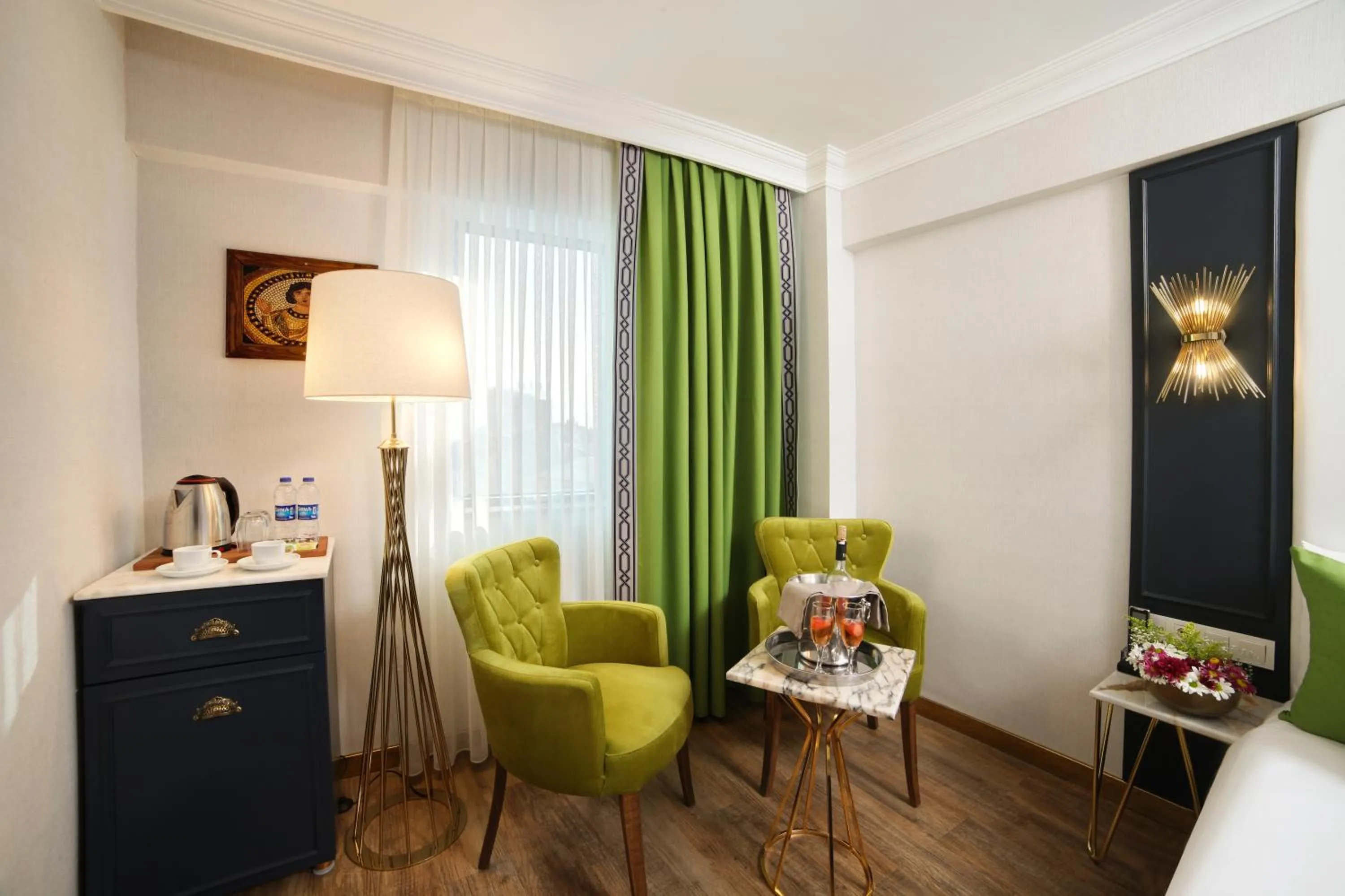 Seating area in Hotel Ephesus Istanbul