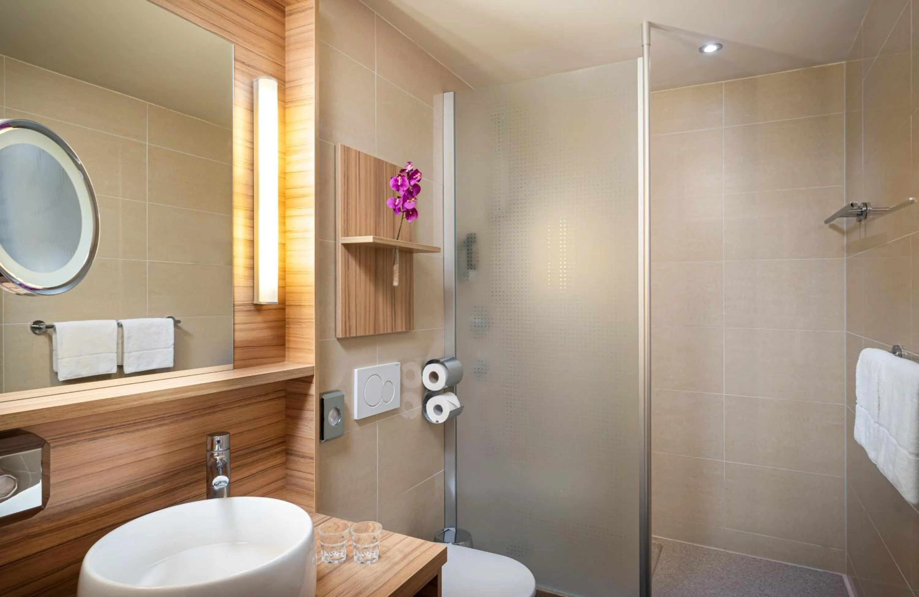 Bathroom in Leonardo Boutique Hotel Salzburg Gablerbräu