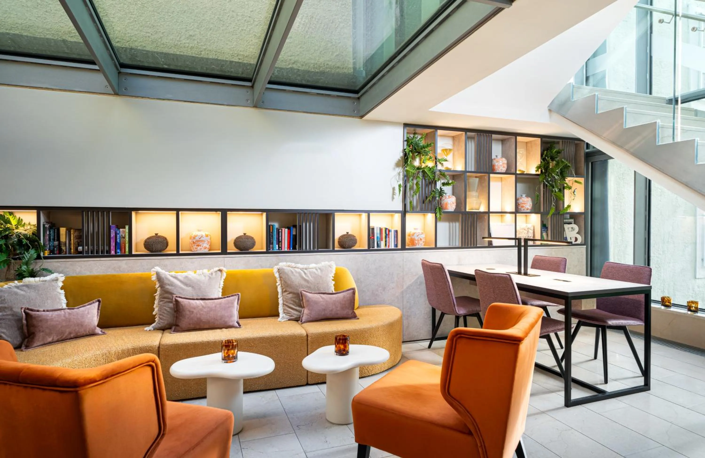 Lobby or reception in Leonardo Boutique Hotel Salzburg Gablerbräu