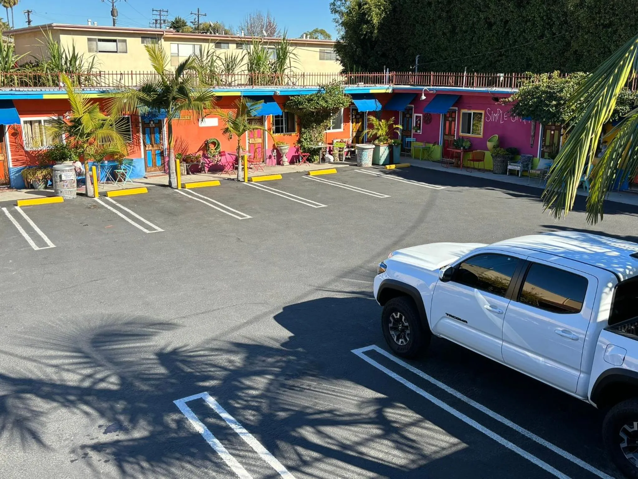 Parking in Villa Brasil Motel