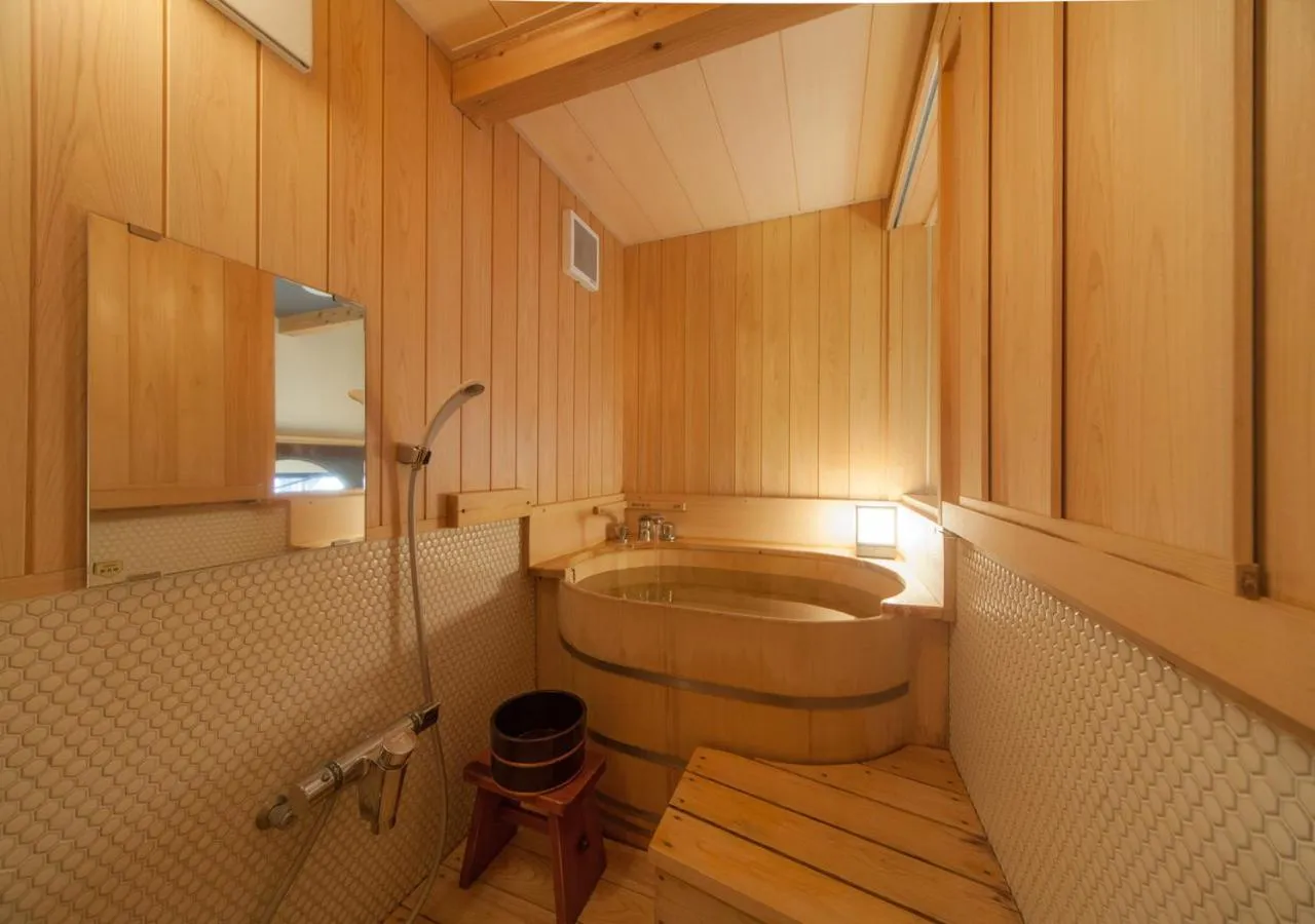 Bathroom in CHAHARU Hanare Dogo Yumekura