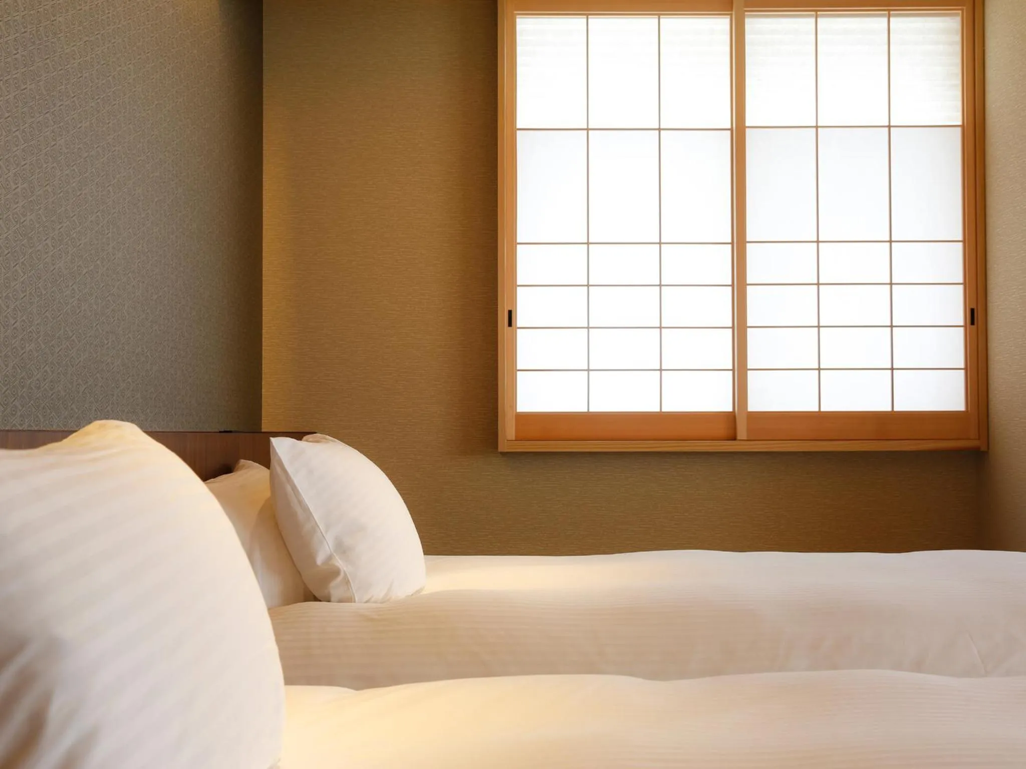 Decorative detail, Bed in Minato Koyado Awajishima
