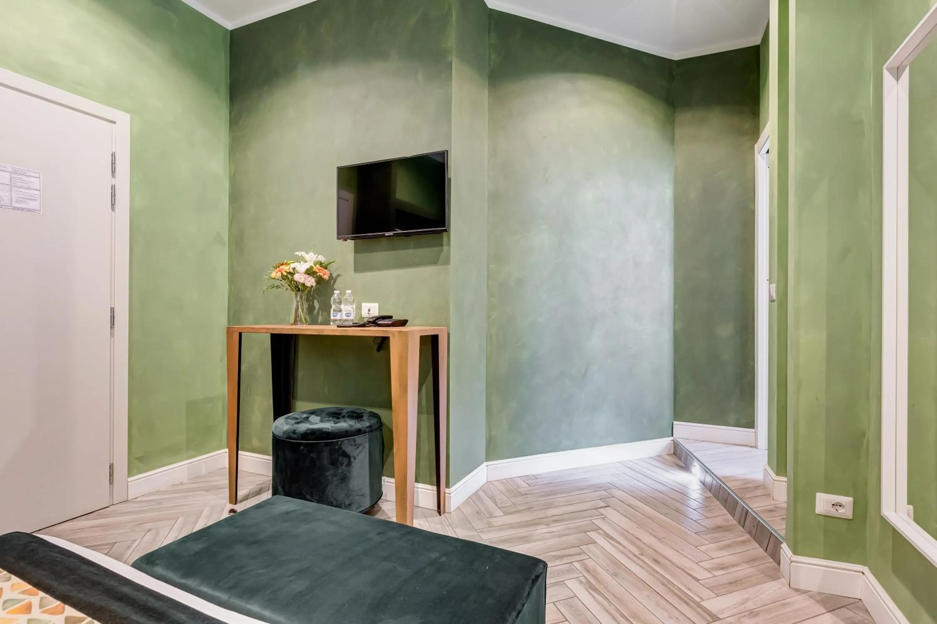 TV and multimedia, Bed in Ripetta Natural Suites