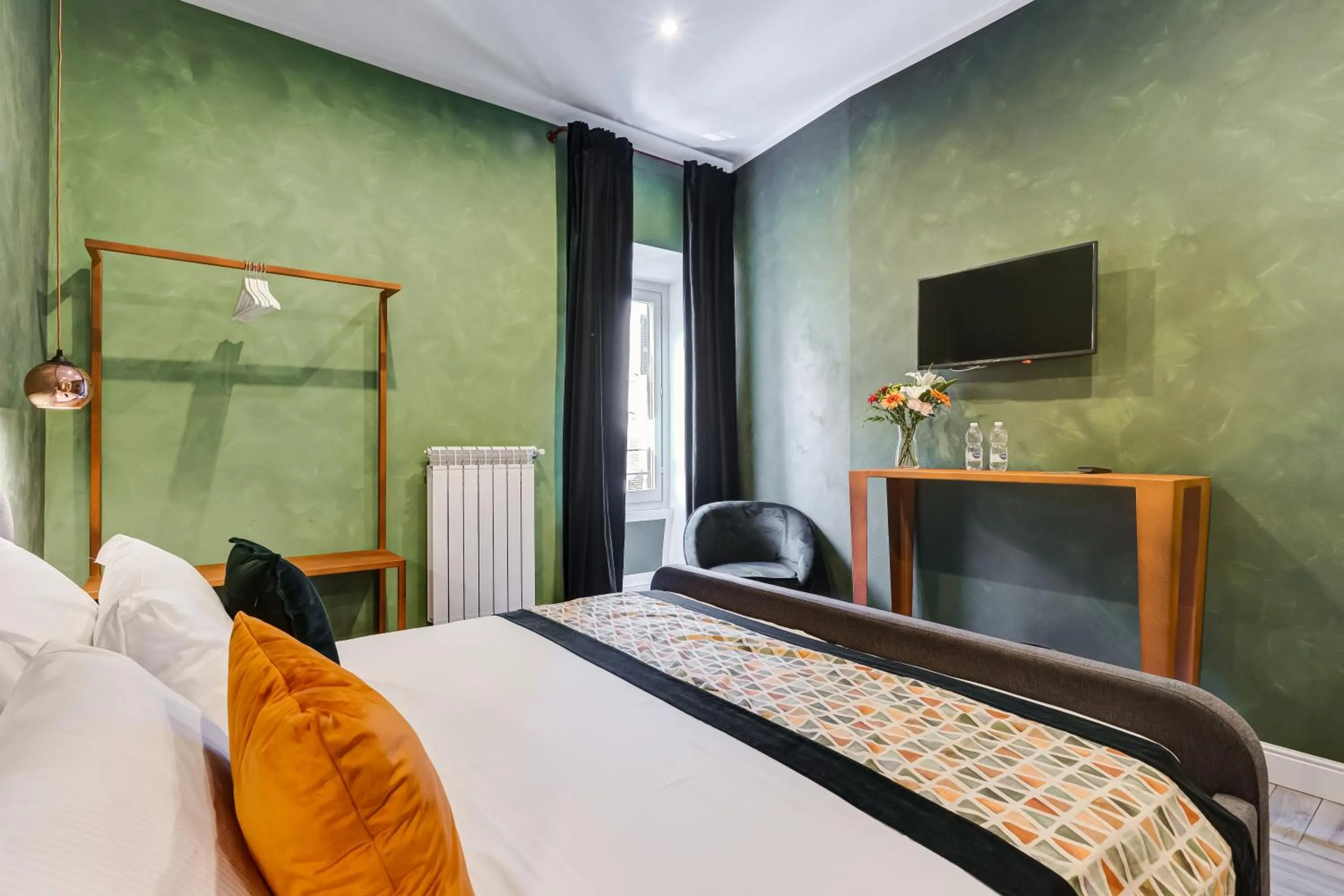 TV and multimedia, Bed in Ripetta Natural Suites