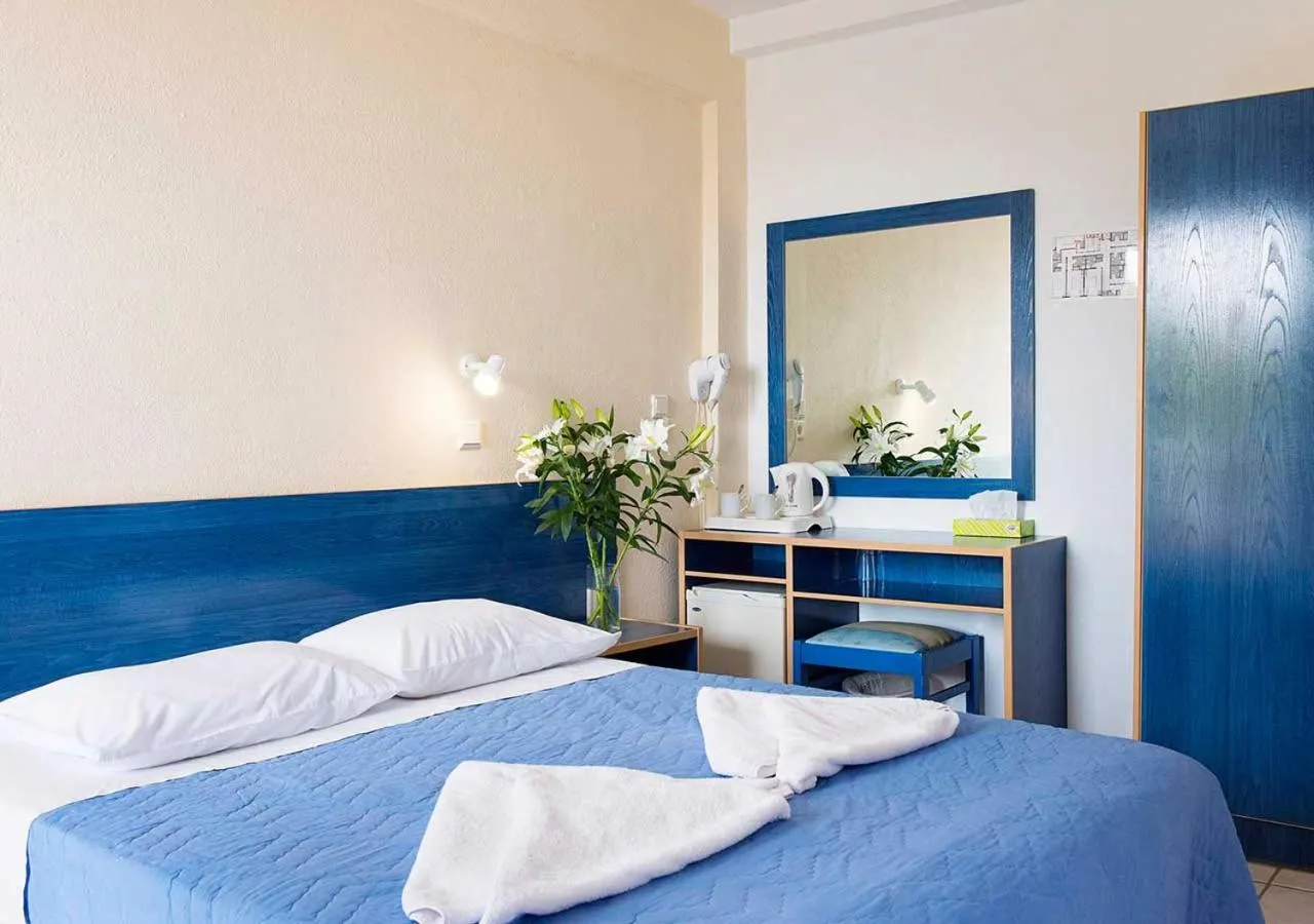 Bedroom, Bed in Stefanakis Hotel & Apartments