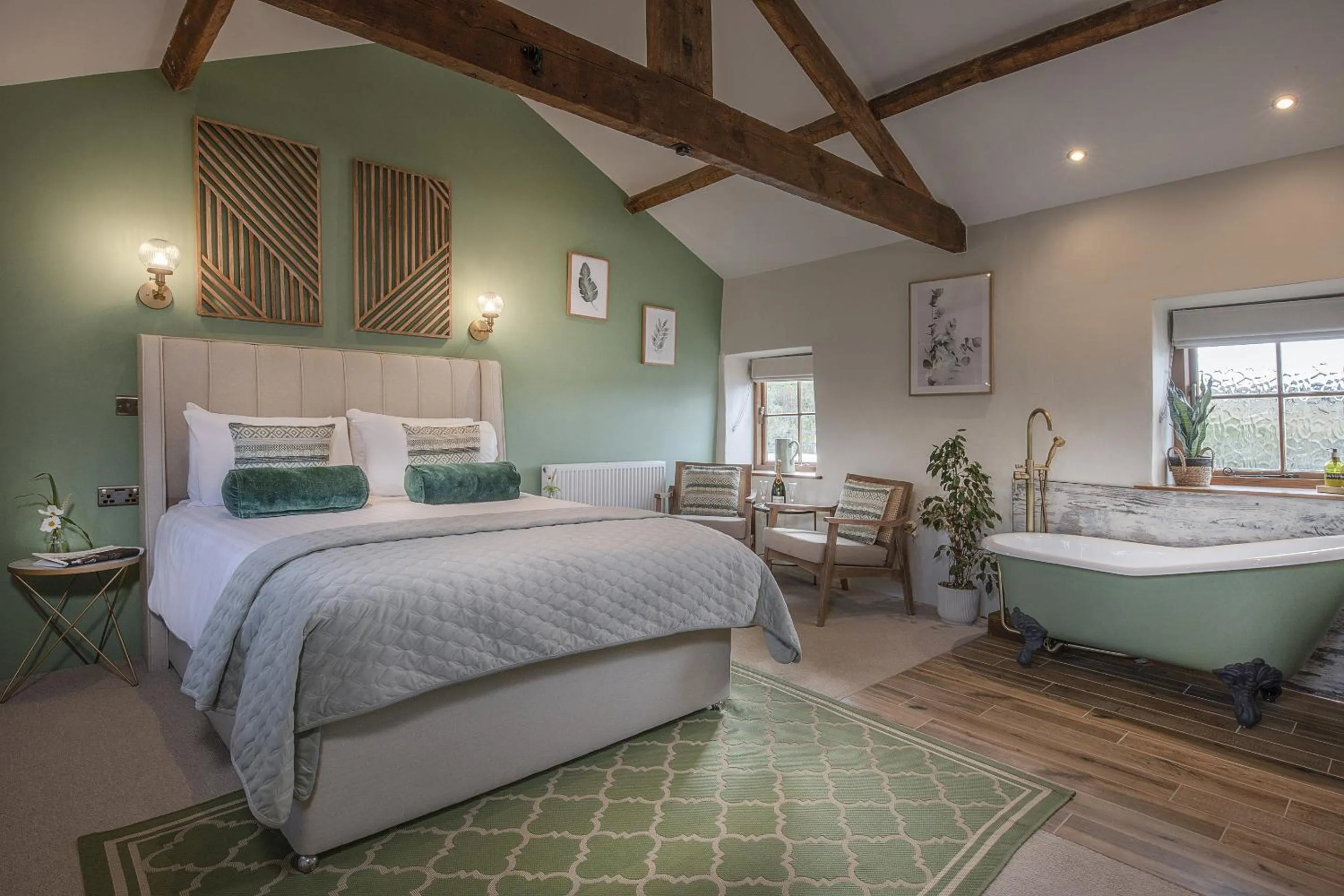 Bedroom in The Granary at Fawsley