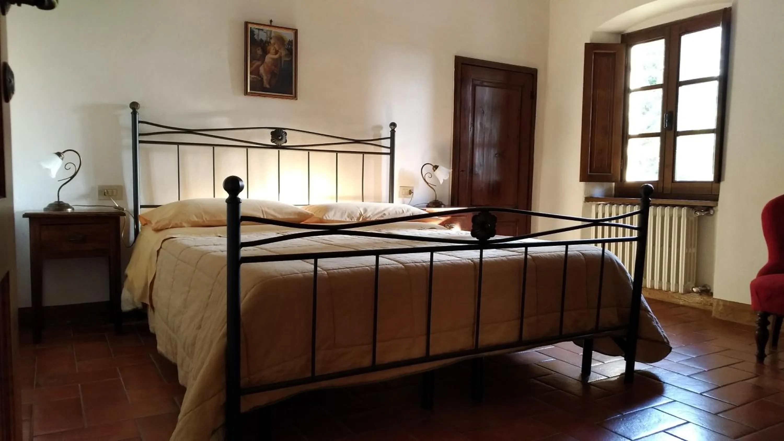Bed in Villa La Nussa