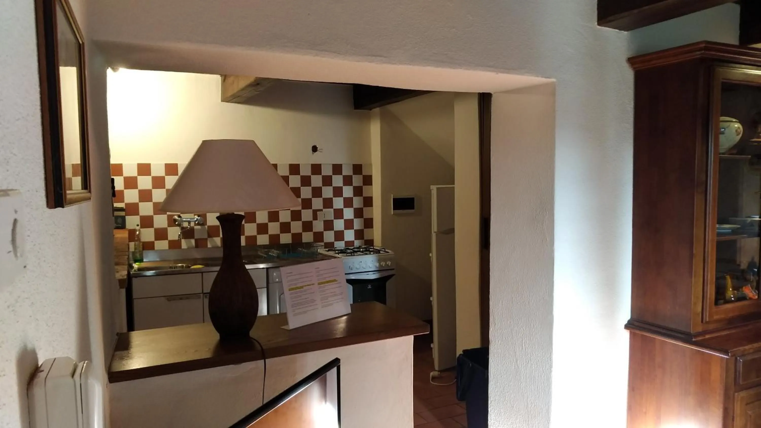 Kitchen or kitchenette in Villa La Nussa