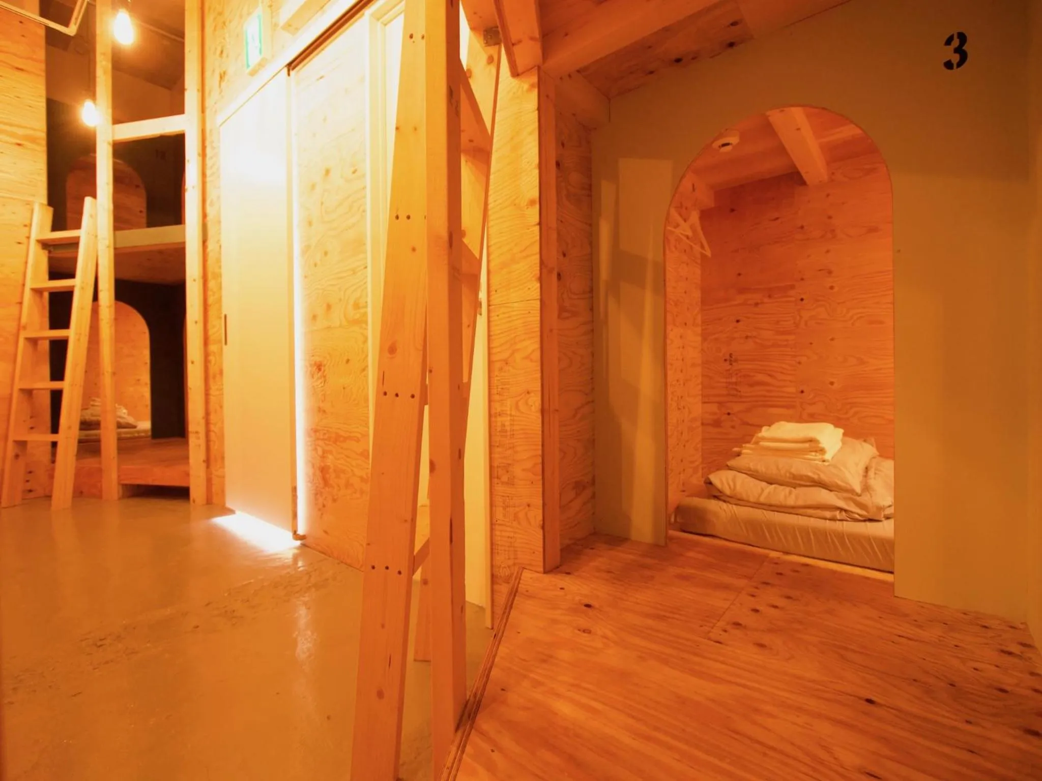 Bed in Ishigaki Guesthouse HIVE