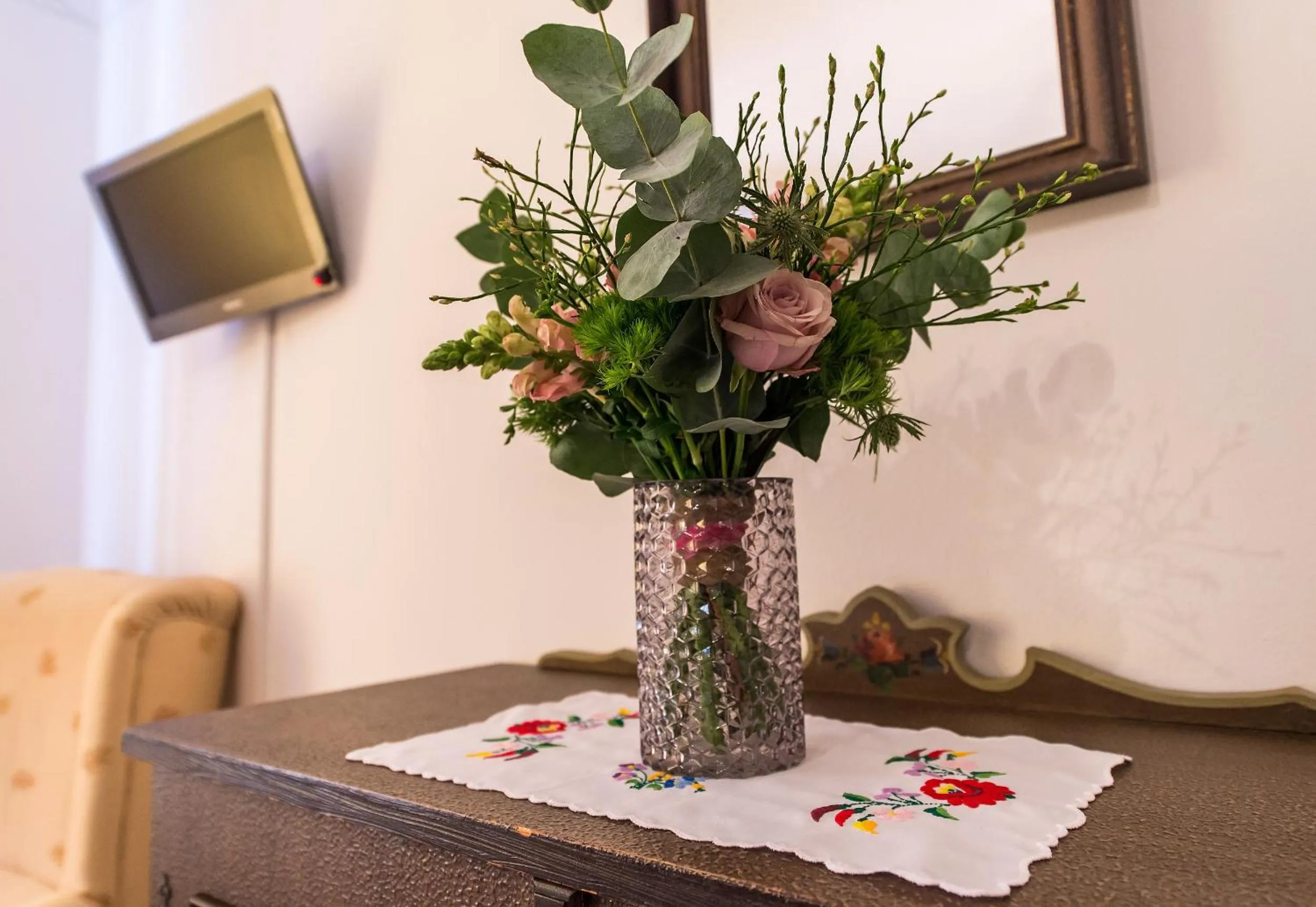 Decorative detail in Pension Fialka