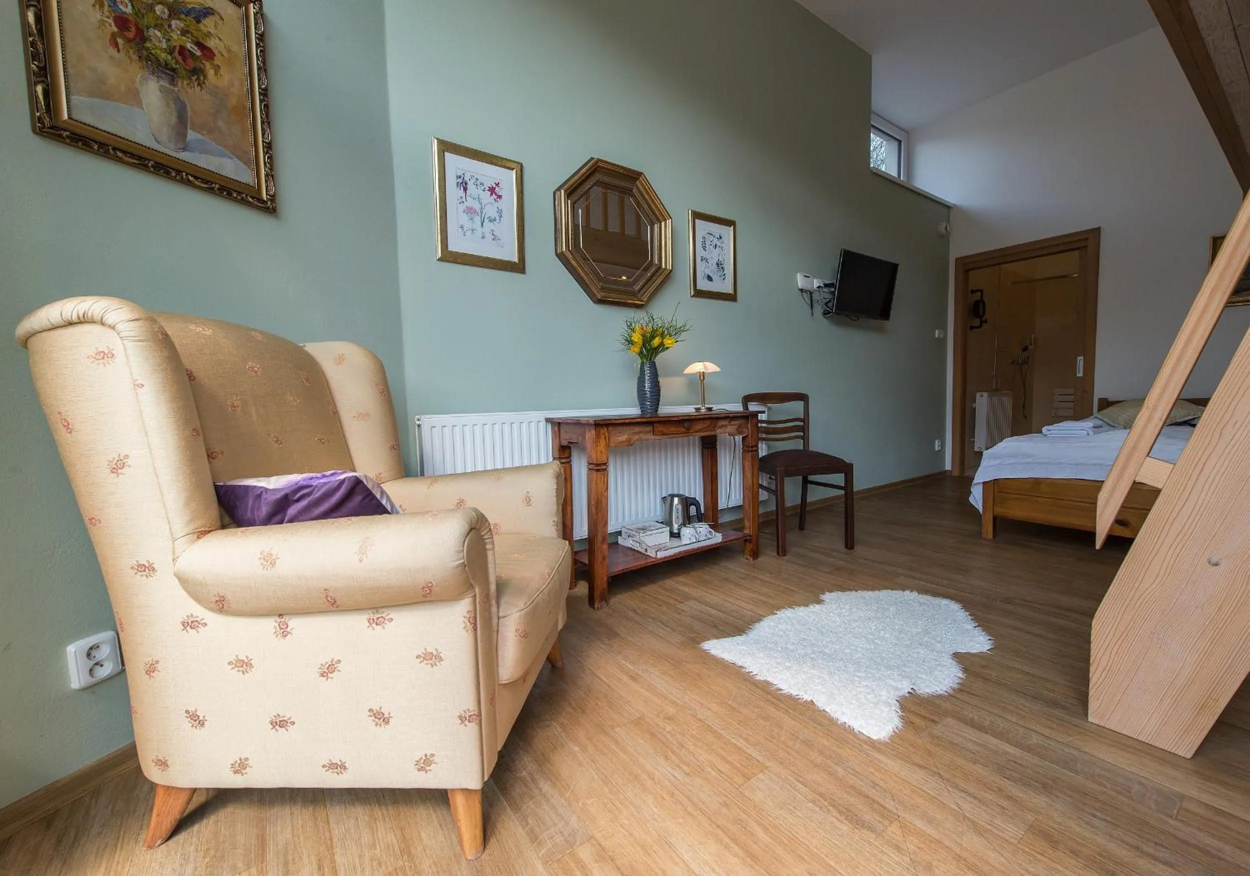 Photo of the whole room, Bed in Pension Fialka