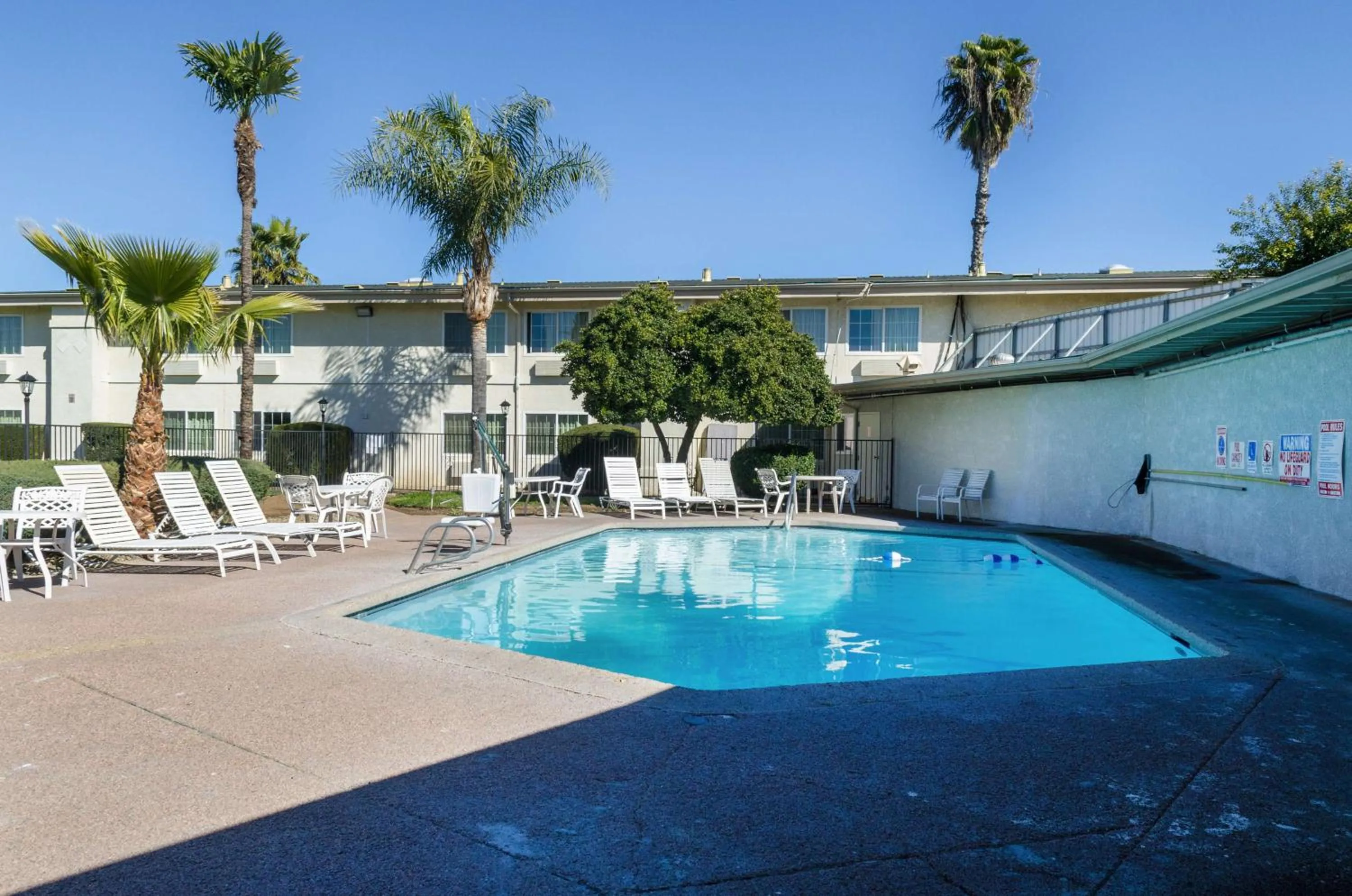 On site in Motel 6-Merced, CA