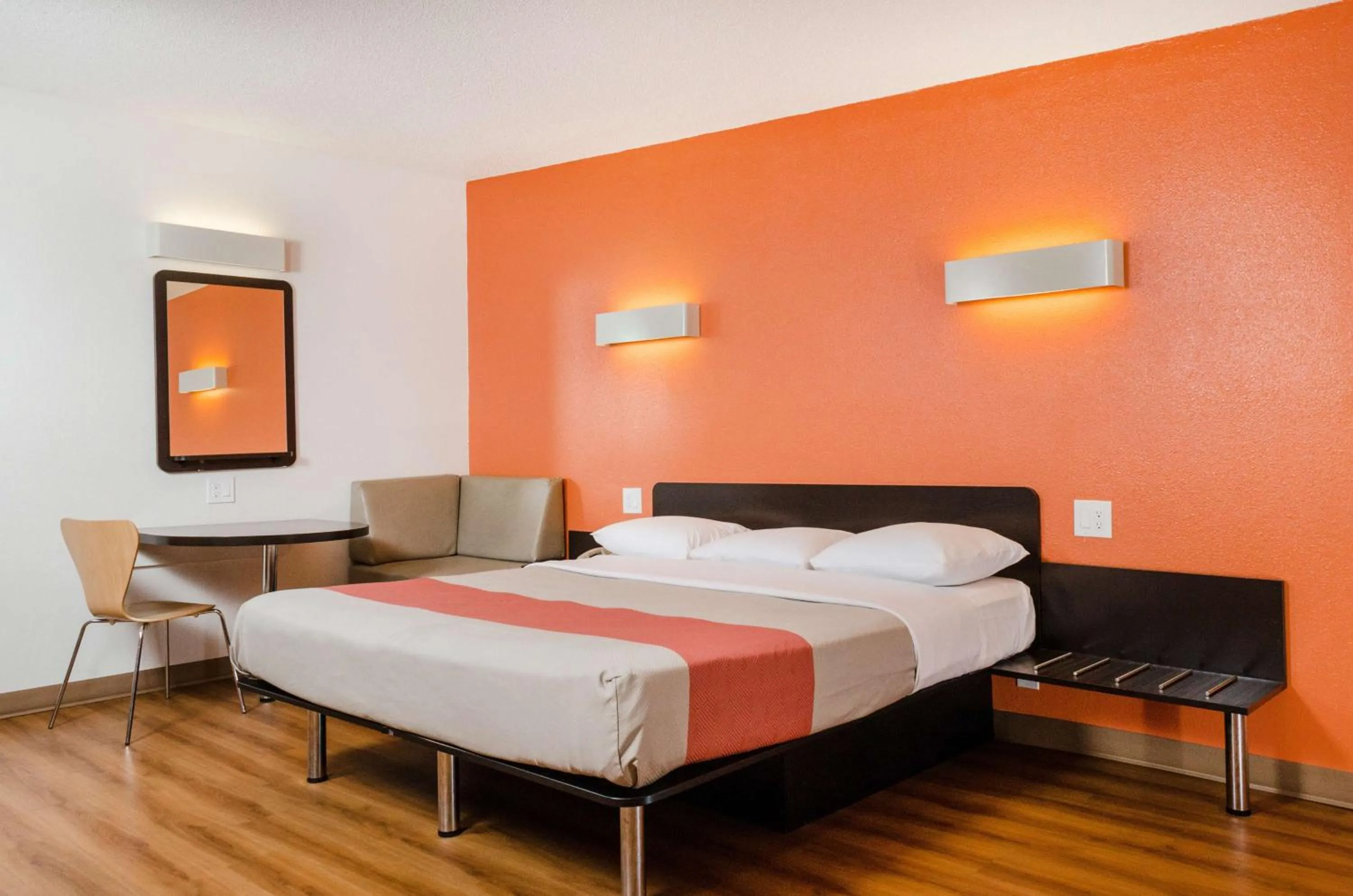 Photo of the whole room in Motel 6-Merced, CA