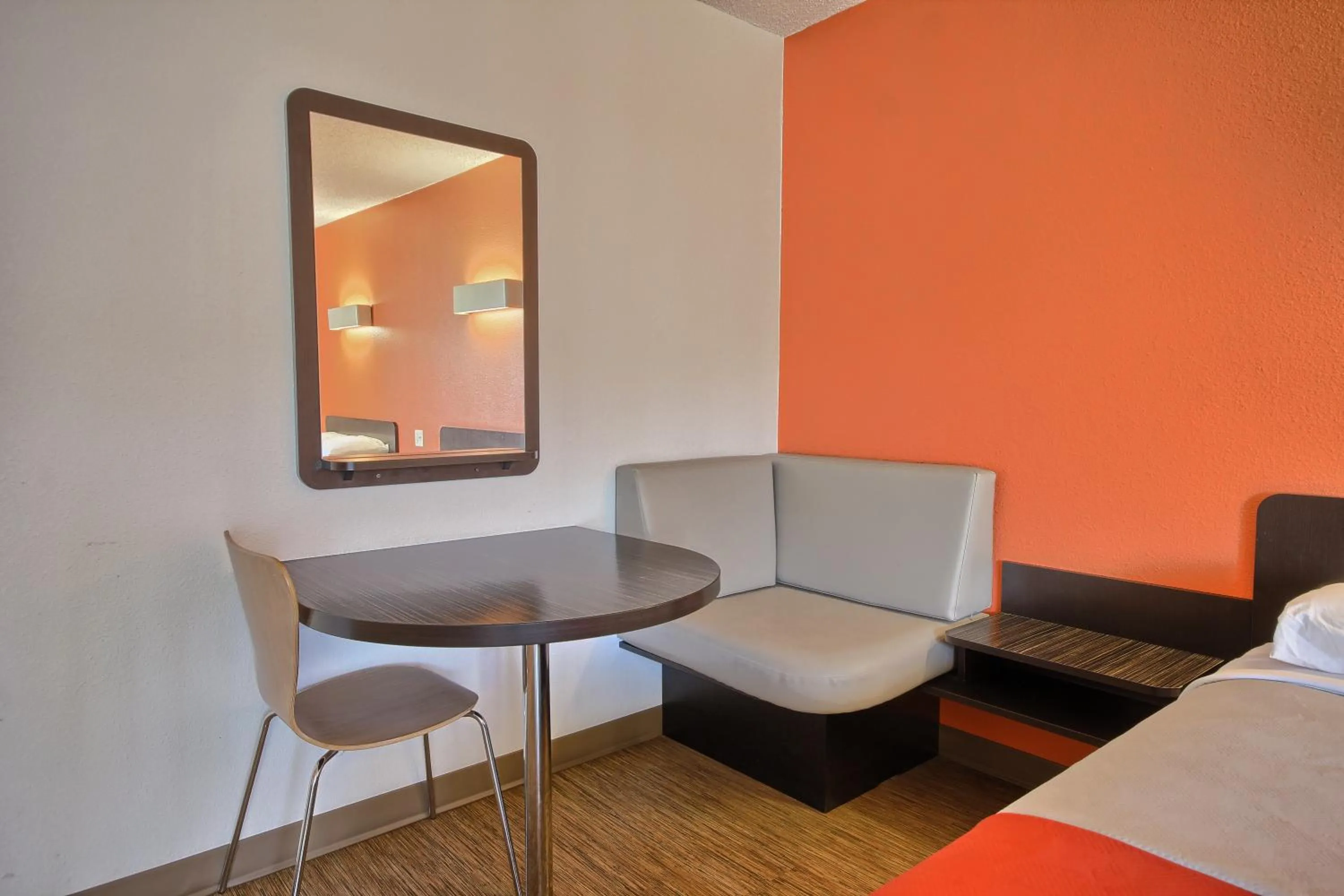 Seating area in Motel 6-Merced, CA