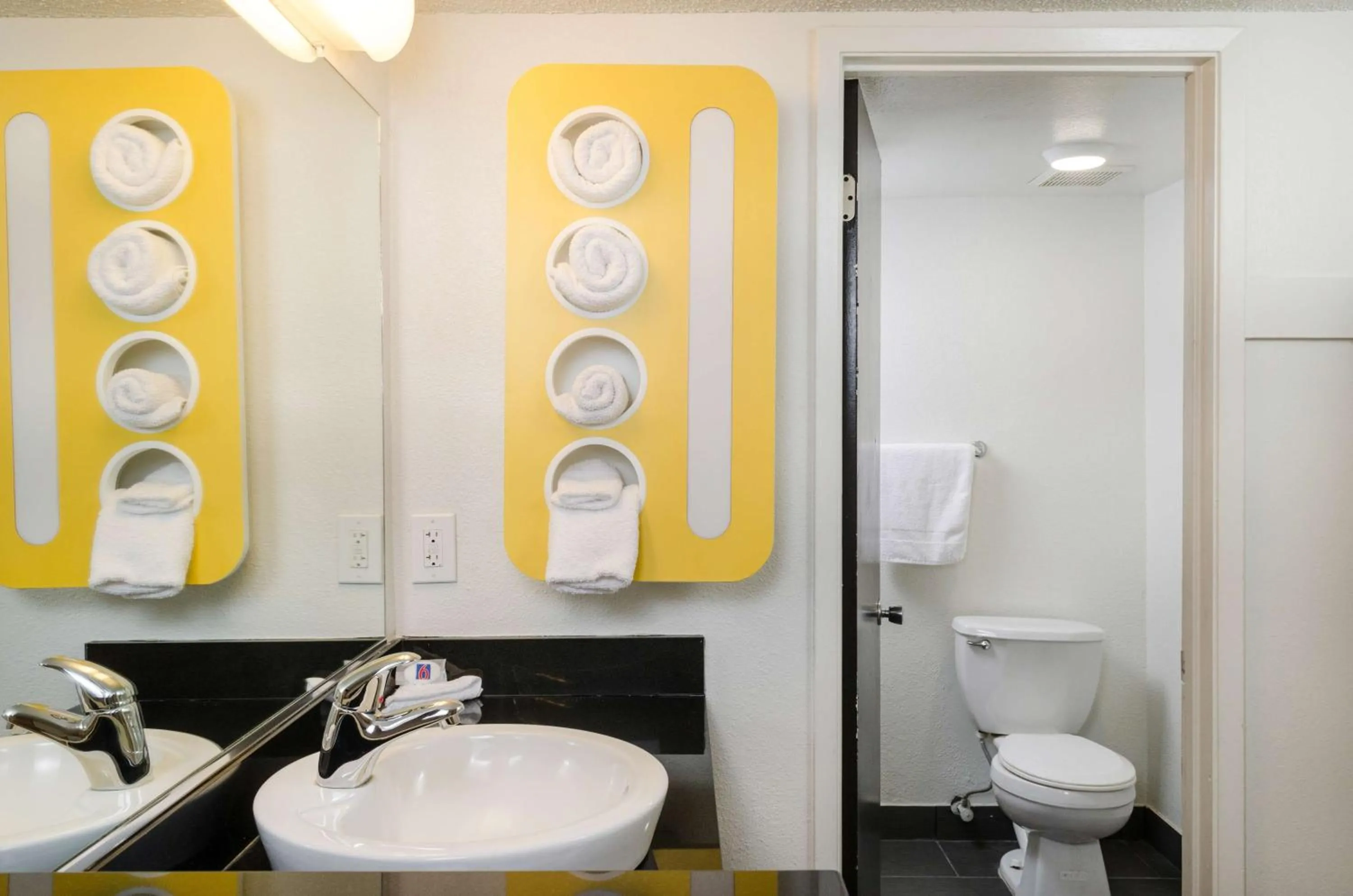 Bathroom in Motel 6-Merced, CA