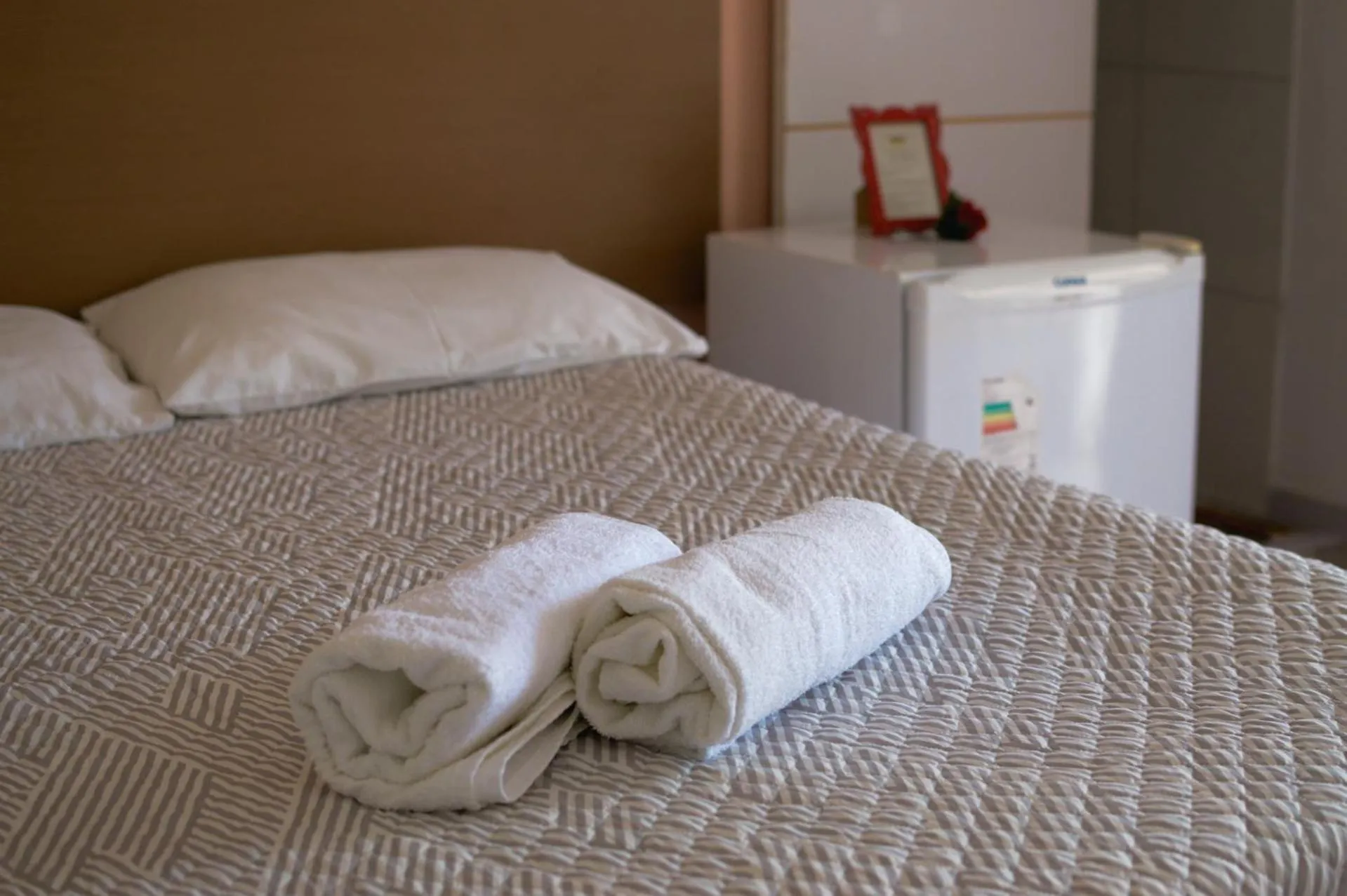 Bed in Pousada Liras da Poesia