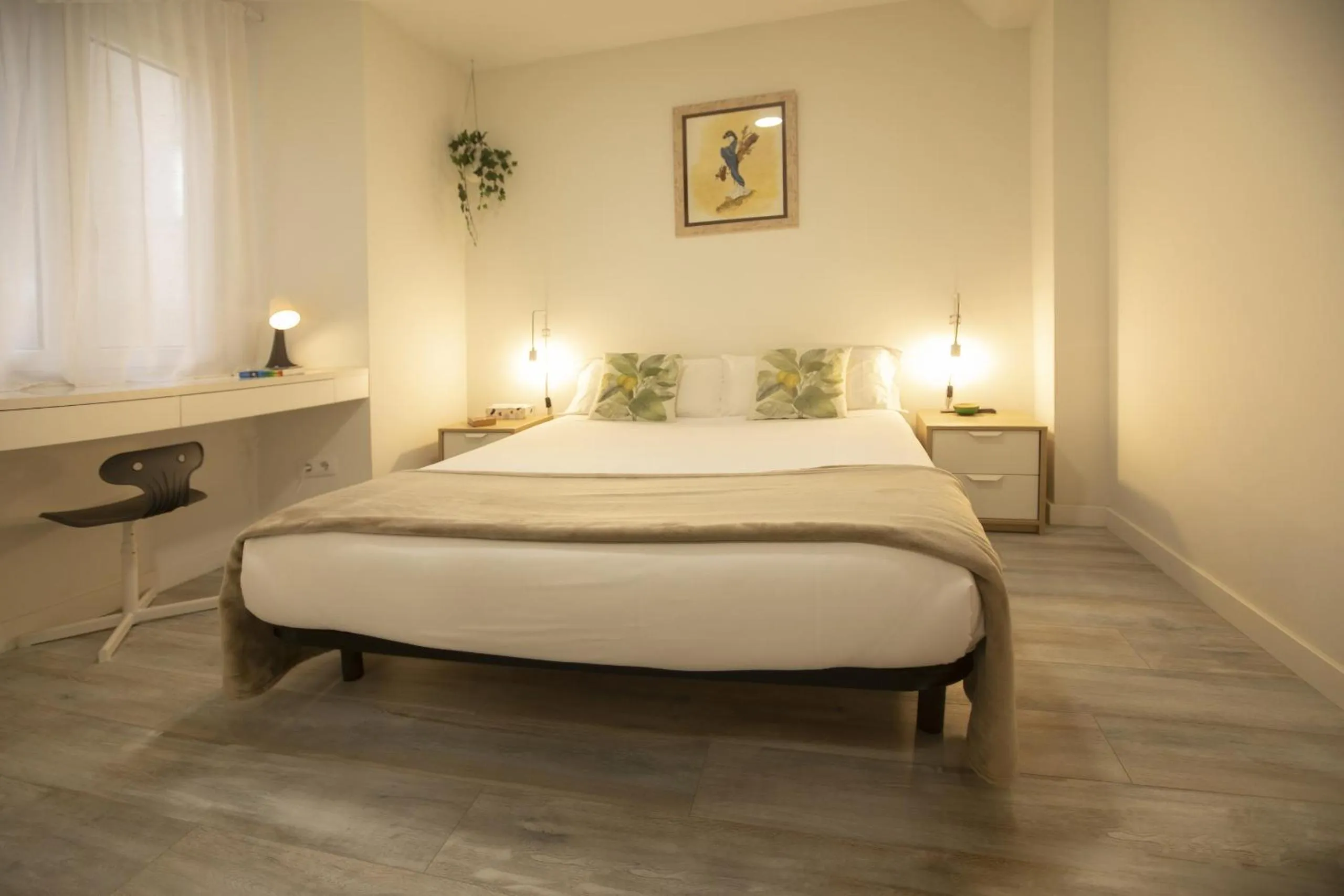 Bedroom, Bed in Alojamientos Cantíber