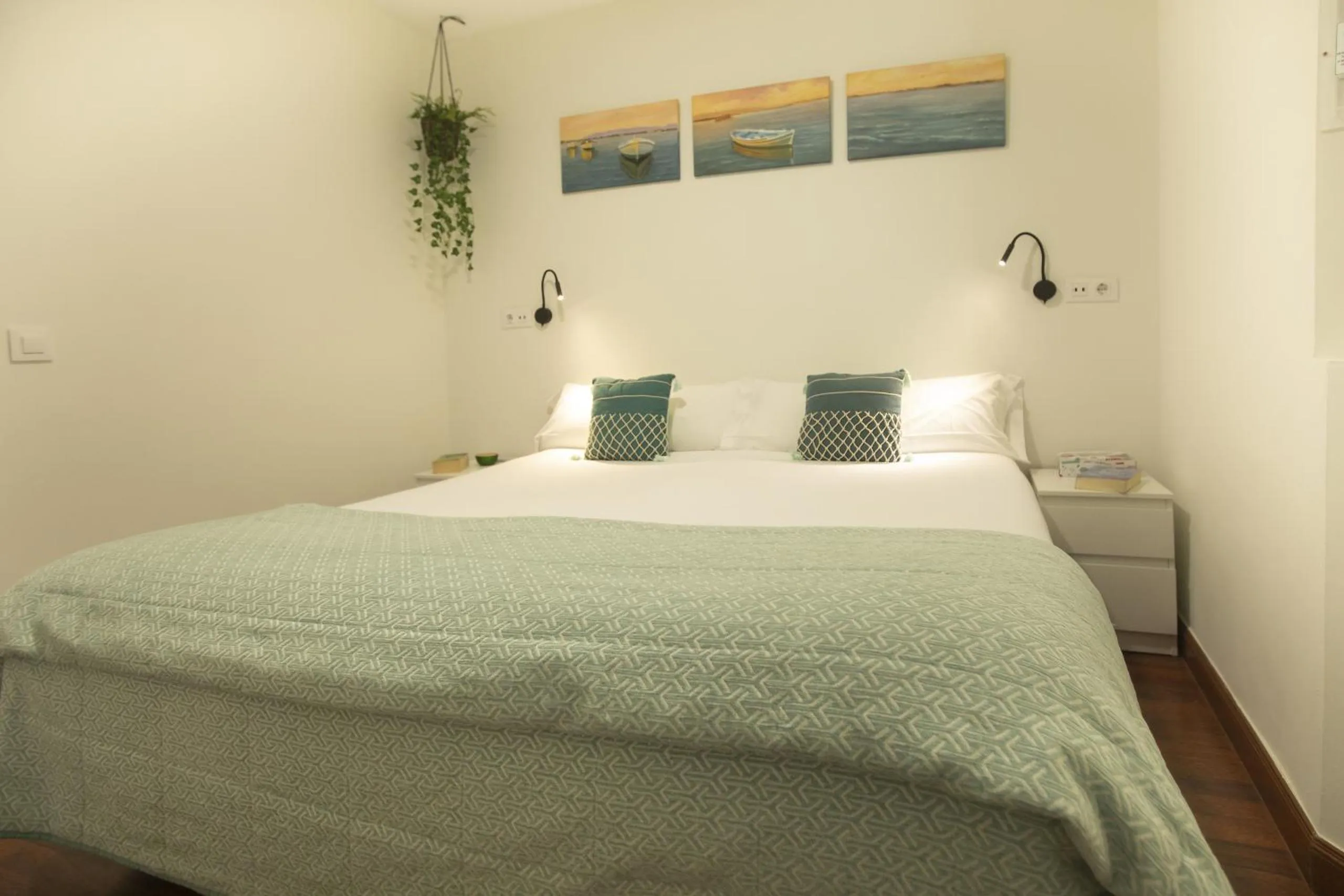 Bedroom, Bed in Alojamientos Cantíber