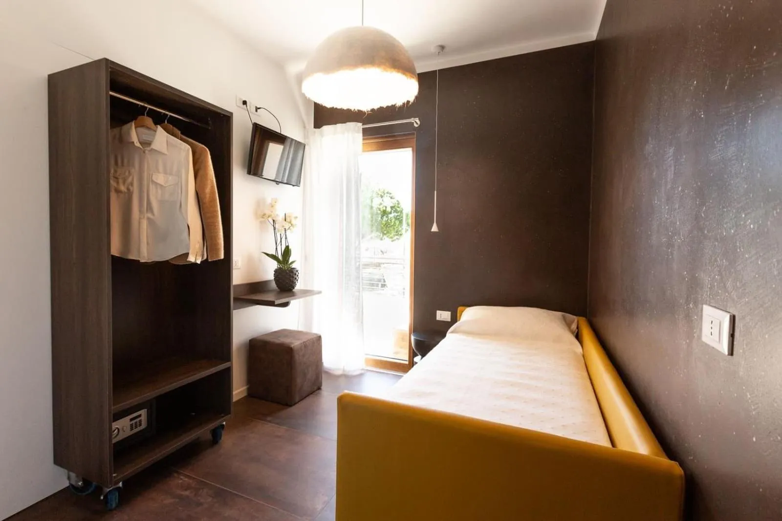 Bed in Sunset Room&Breakfast